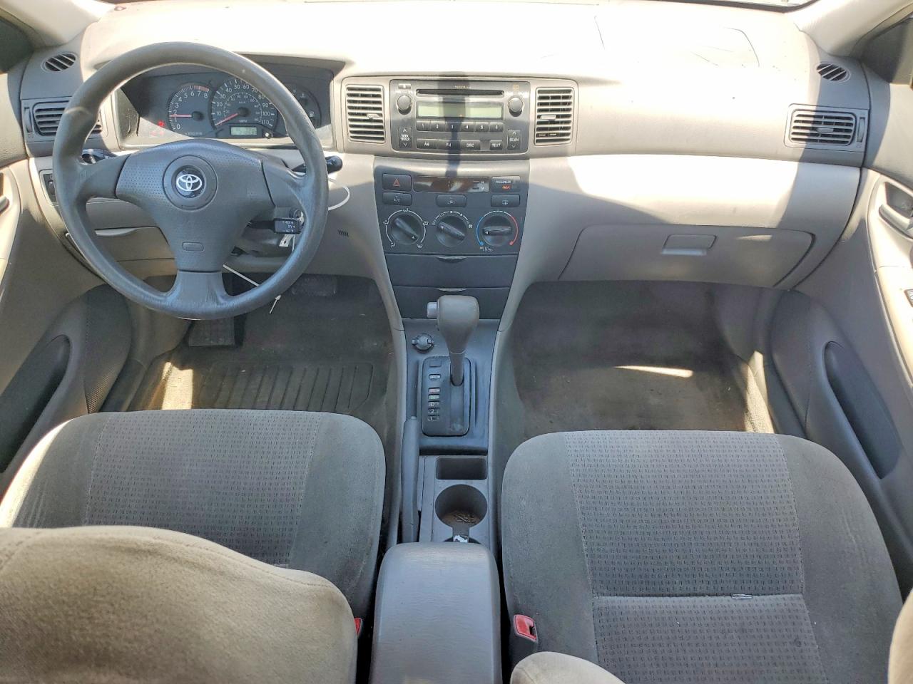 2006 Toyota Corolla Ce Silver vin: JTDBR32E860084764