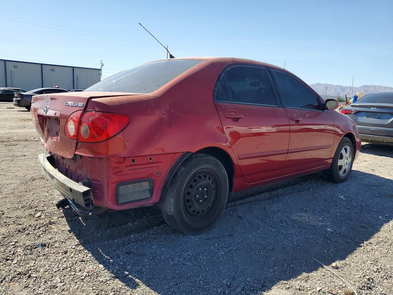 2006 Toyota Corolla Le Red vin: JTDBR32E860085817