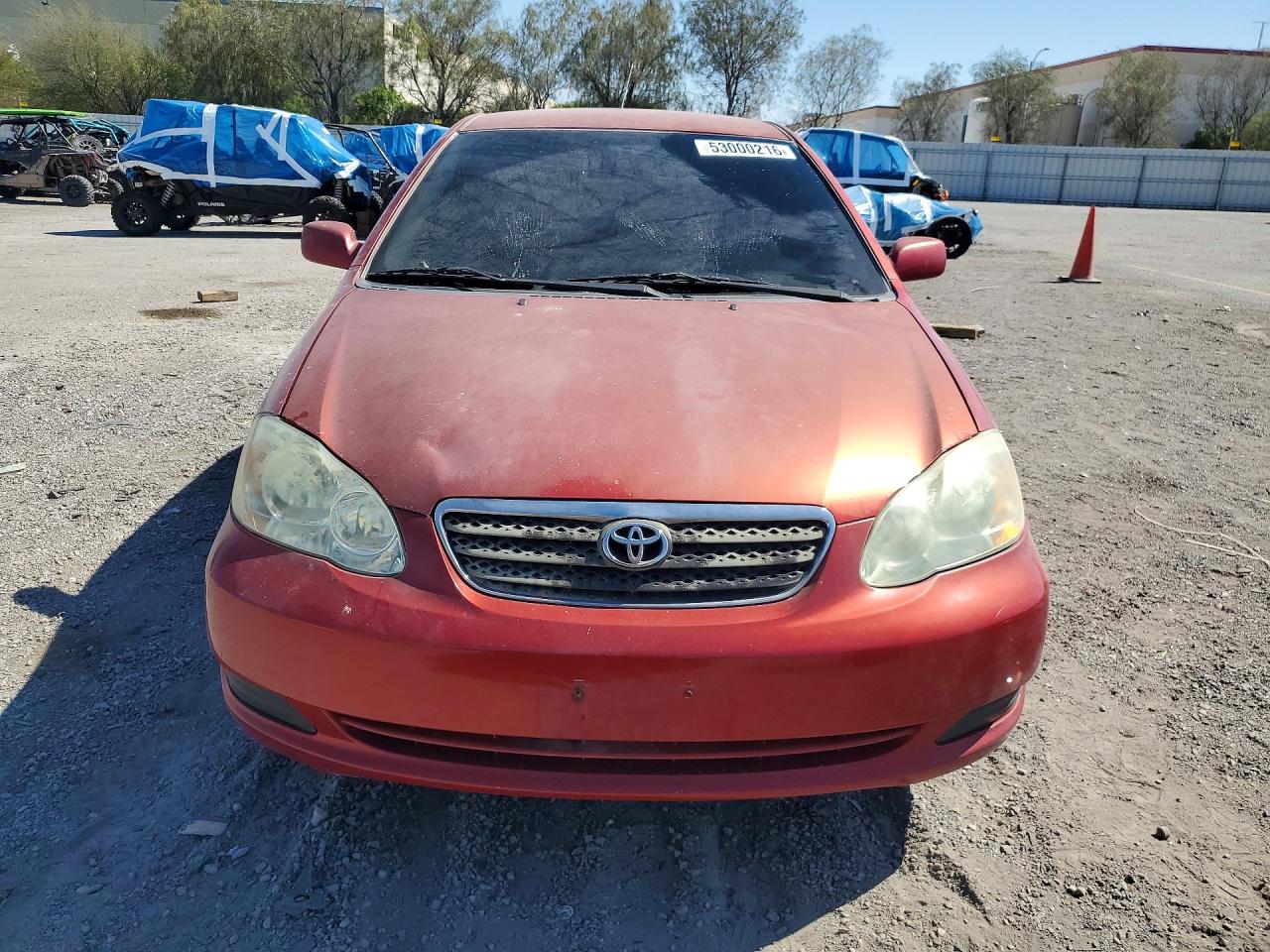 2006 Toyota Corolla Le Red vin: JTDBR32E860085817