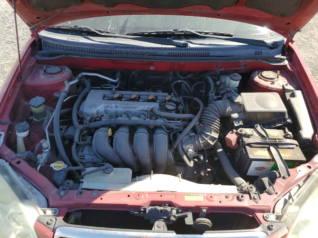 2006 Toyota Corolla Le Red vin: JTDBR32E860085817