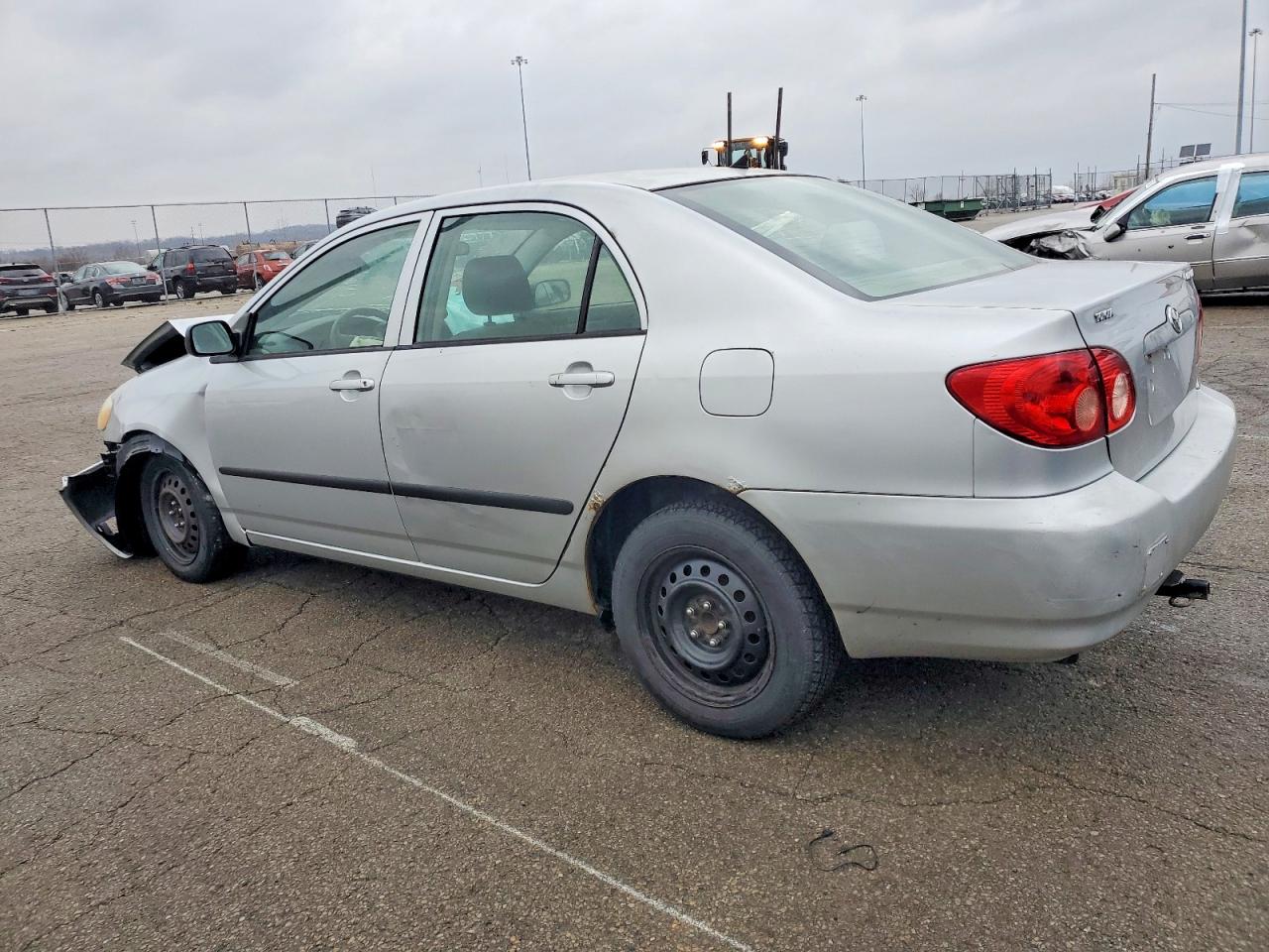 2006 Toyota Corolla Ce Silver vin: JTDBR32E860095134