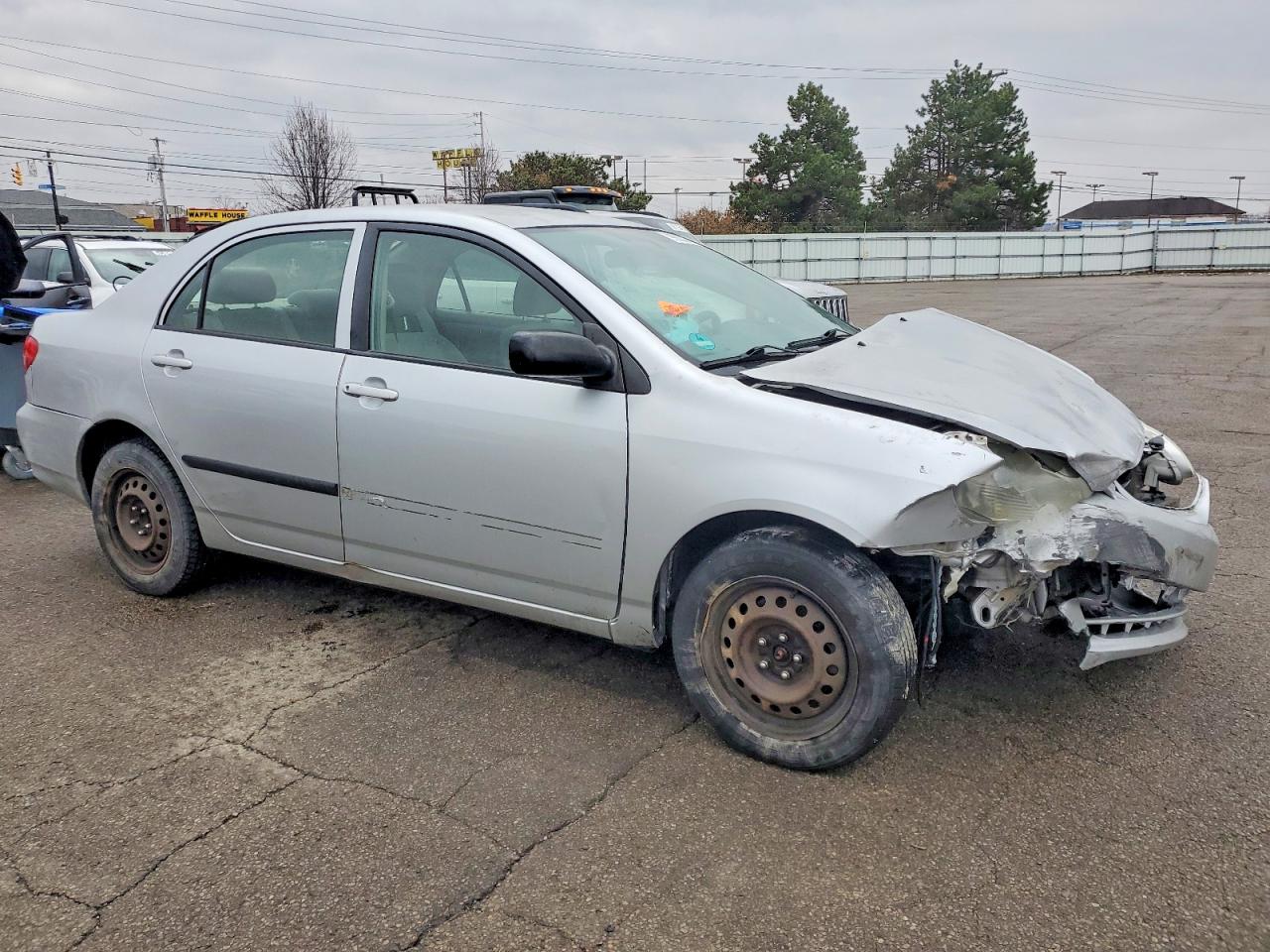 2006 Toyota Corolla Ce Silver vin: JTDBR32E860095134
