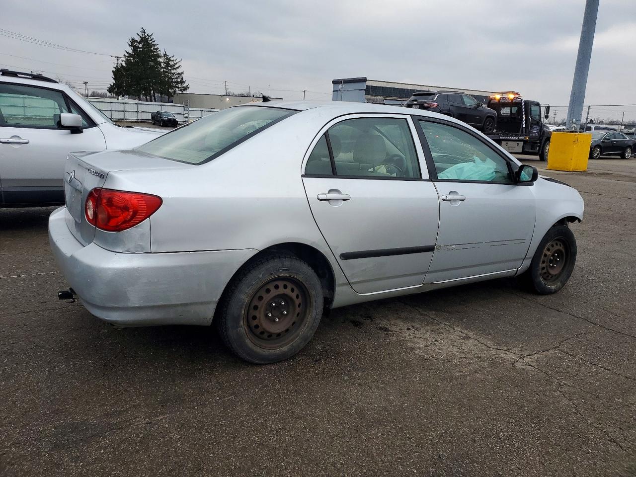 2006 Toyota Corolla Ce Silver vin: JTDBR32E860095134