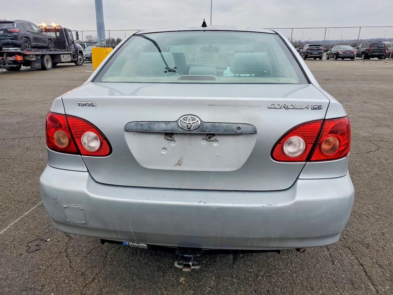 2006 Toyota Corolla Ce Silver vin: JTDBR32E860095134