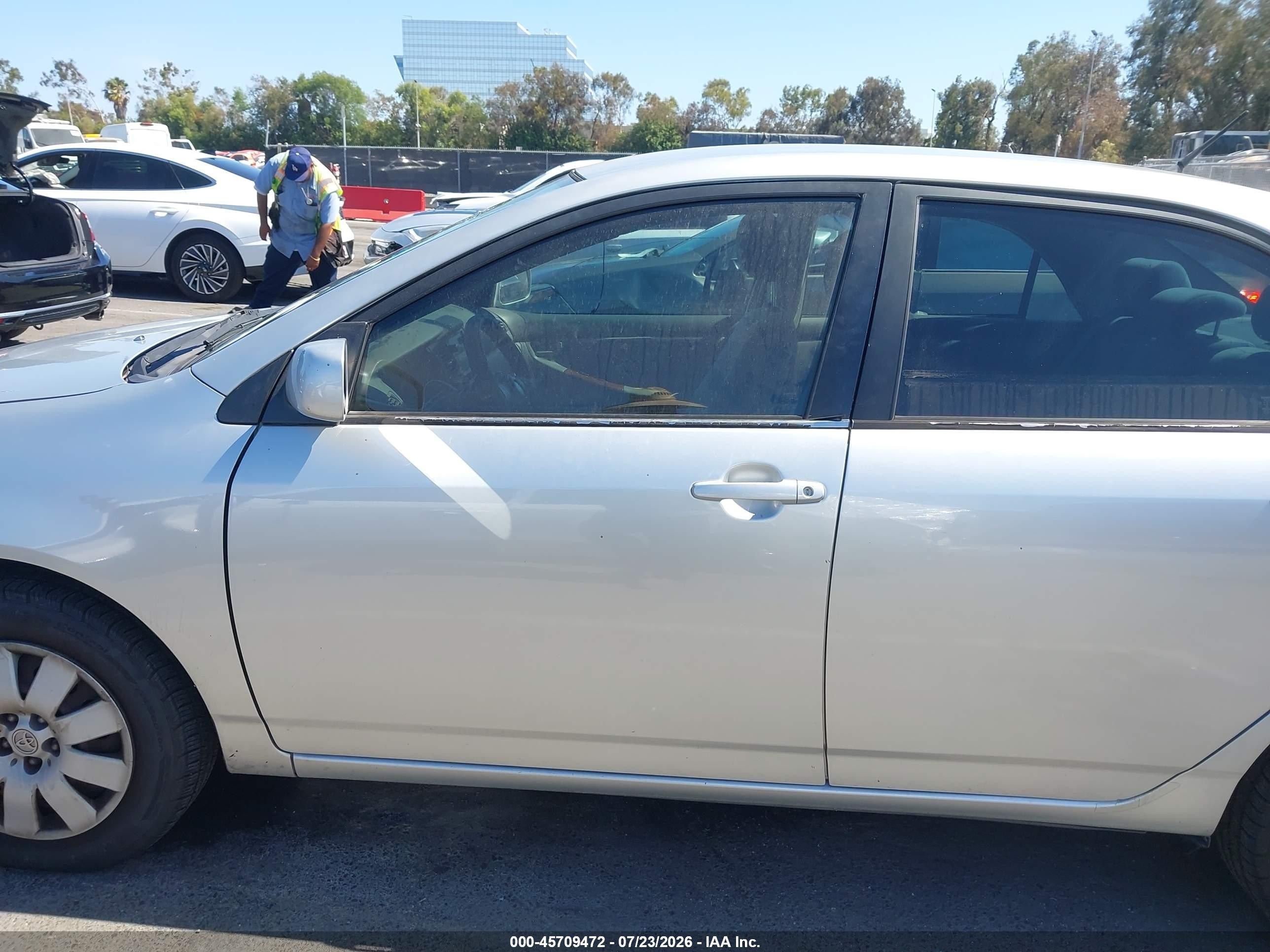 2006 Toyota Corolla Le Серебряный vin: JTDBR32E860096414