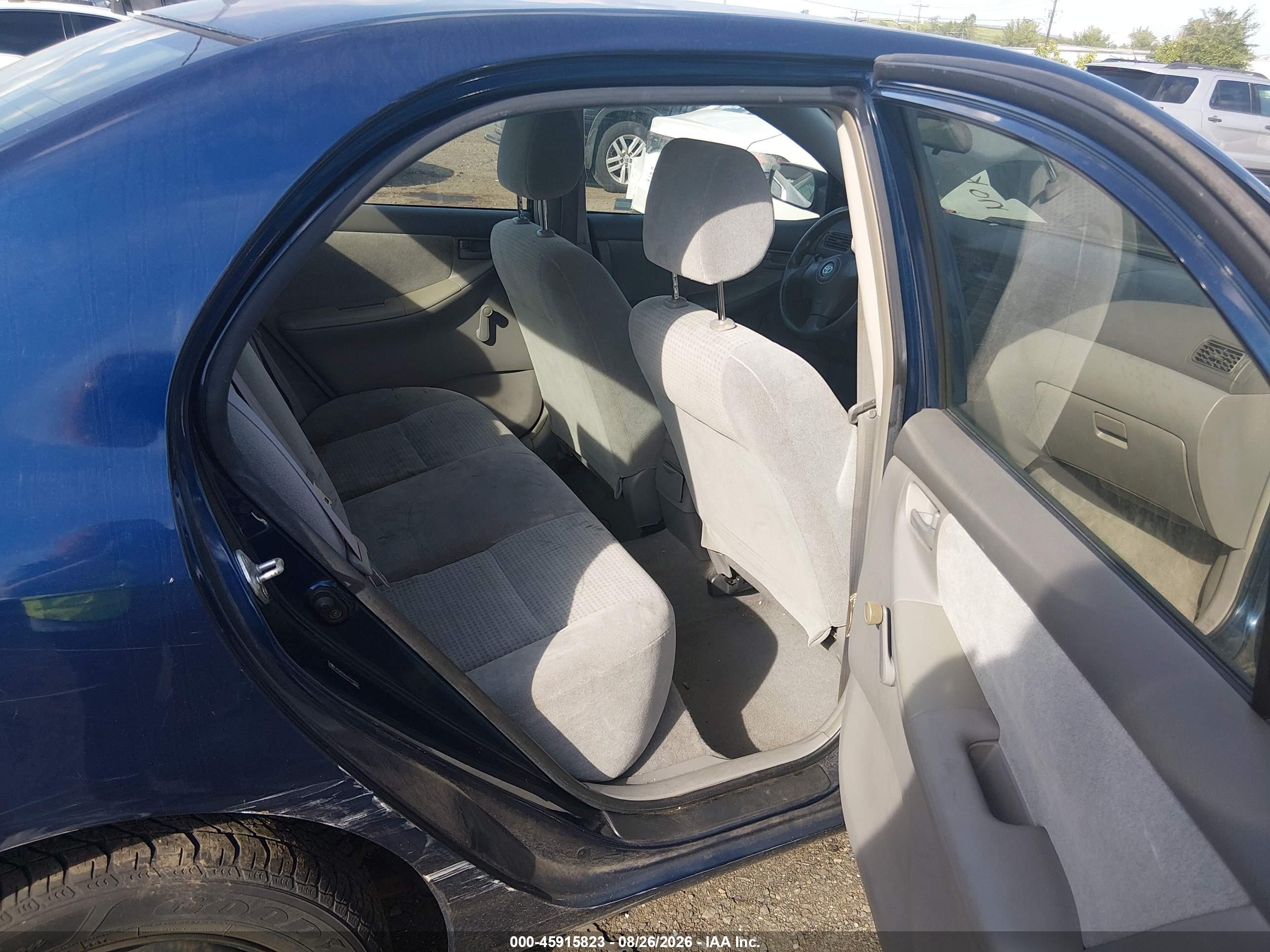 2007 Toyota Corolla Ce/le/s Серый vin: JTDBR32E870103315