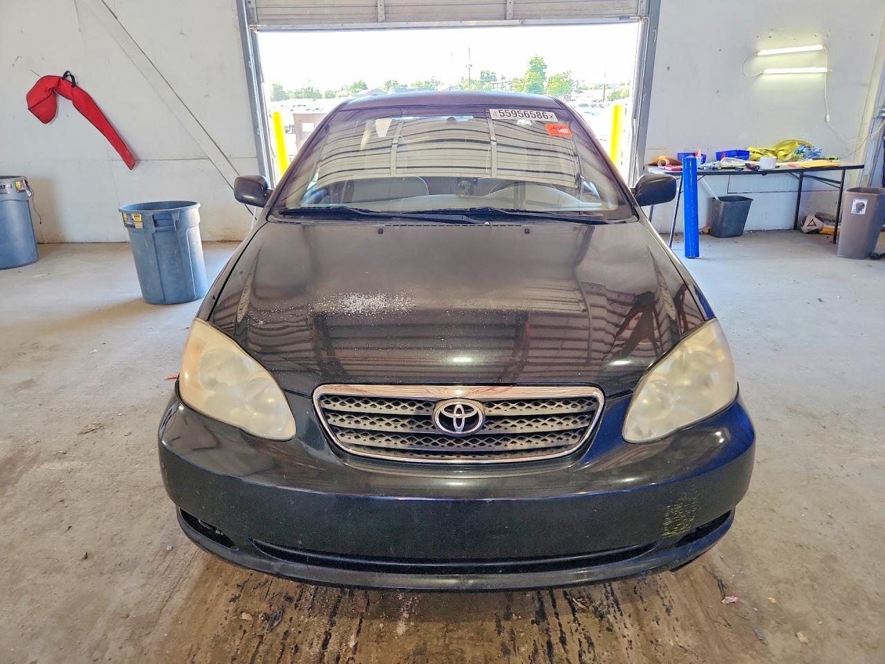 2007 Toyota Corolla Ce Black vin: JTDBR32E870133530