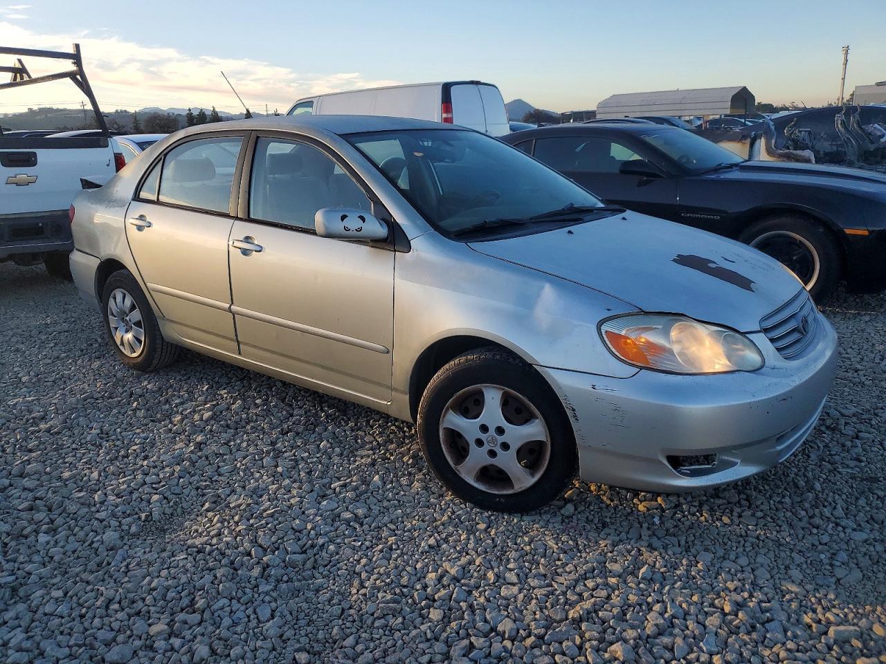 2003 Toyota Corolla Ce Silver vin: JTDBR32E930008546