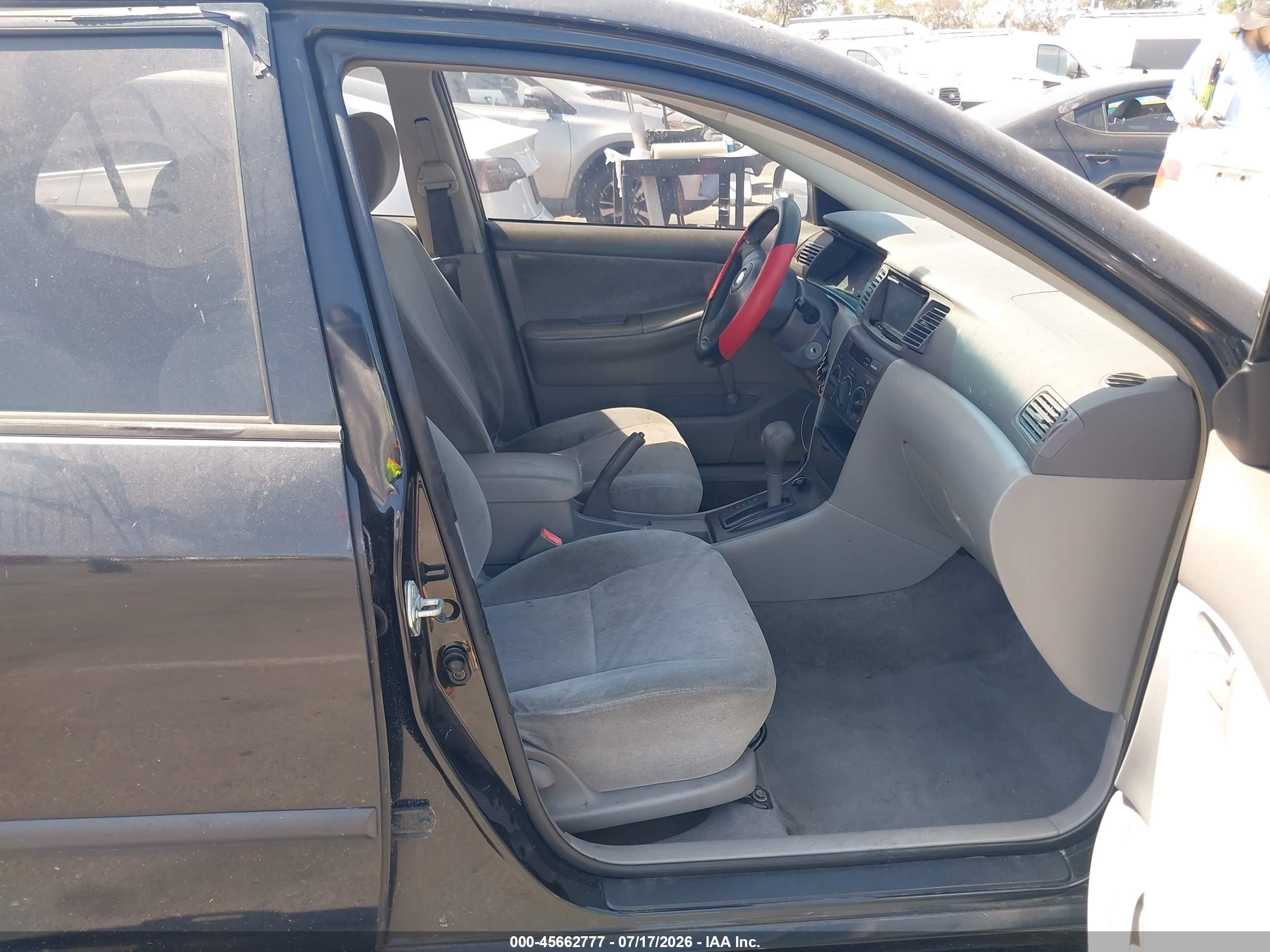 2003 Toyota Corolla Ce Black vin: JTDBR32E930020602