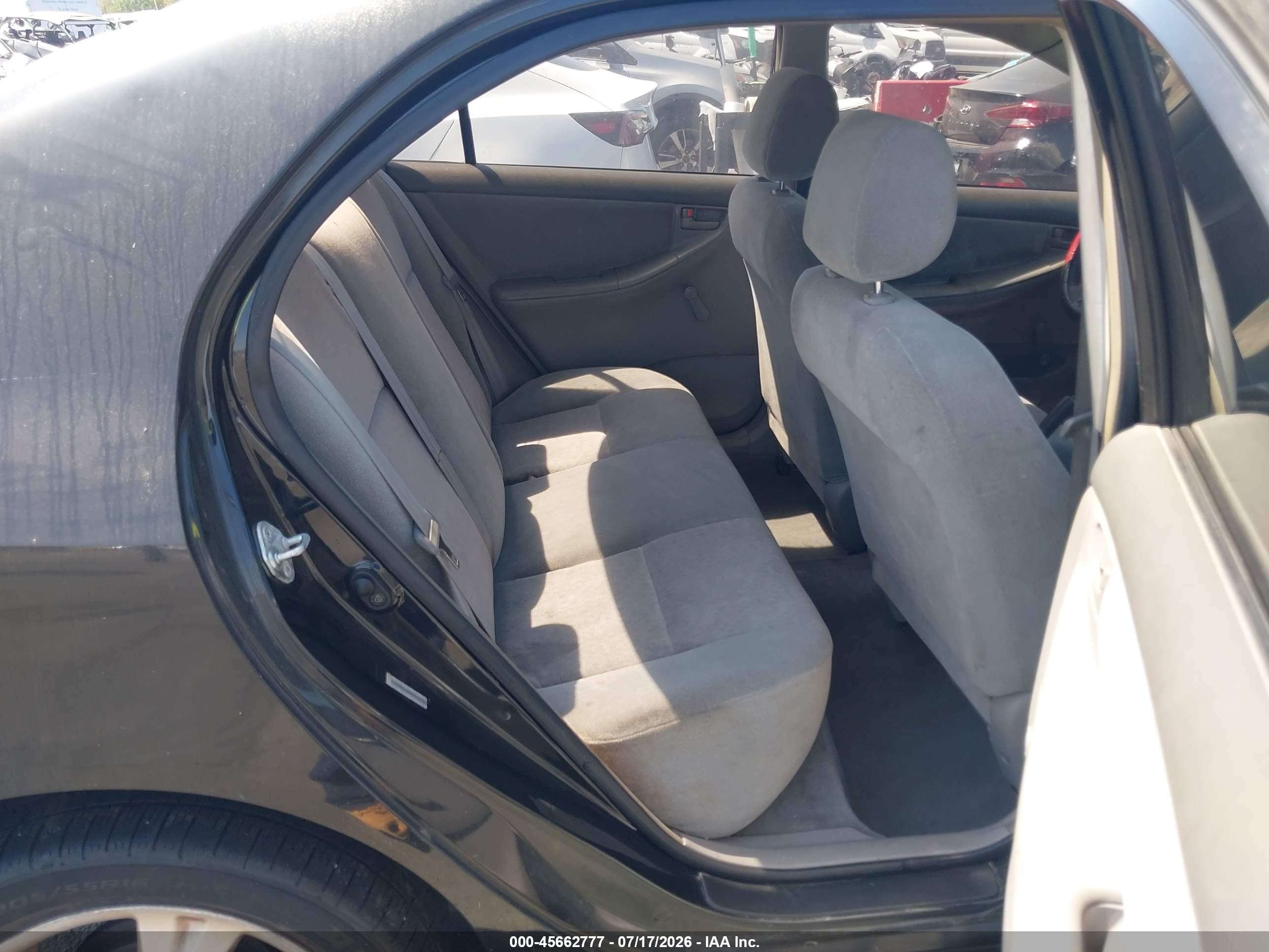 2003 Toyota Corolla Ce Black vin: JTDBR32E930020602