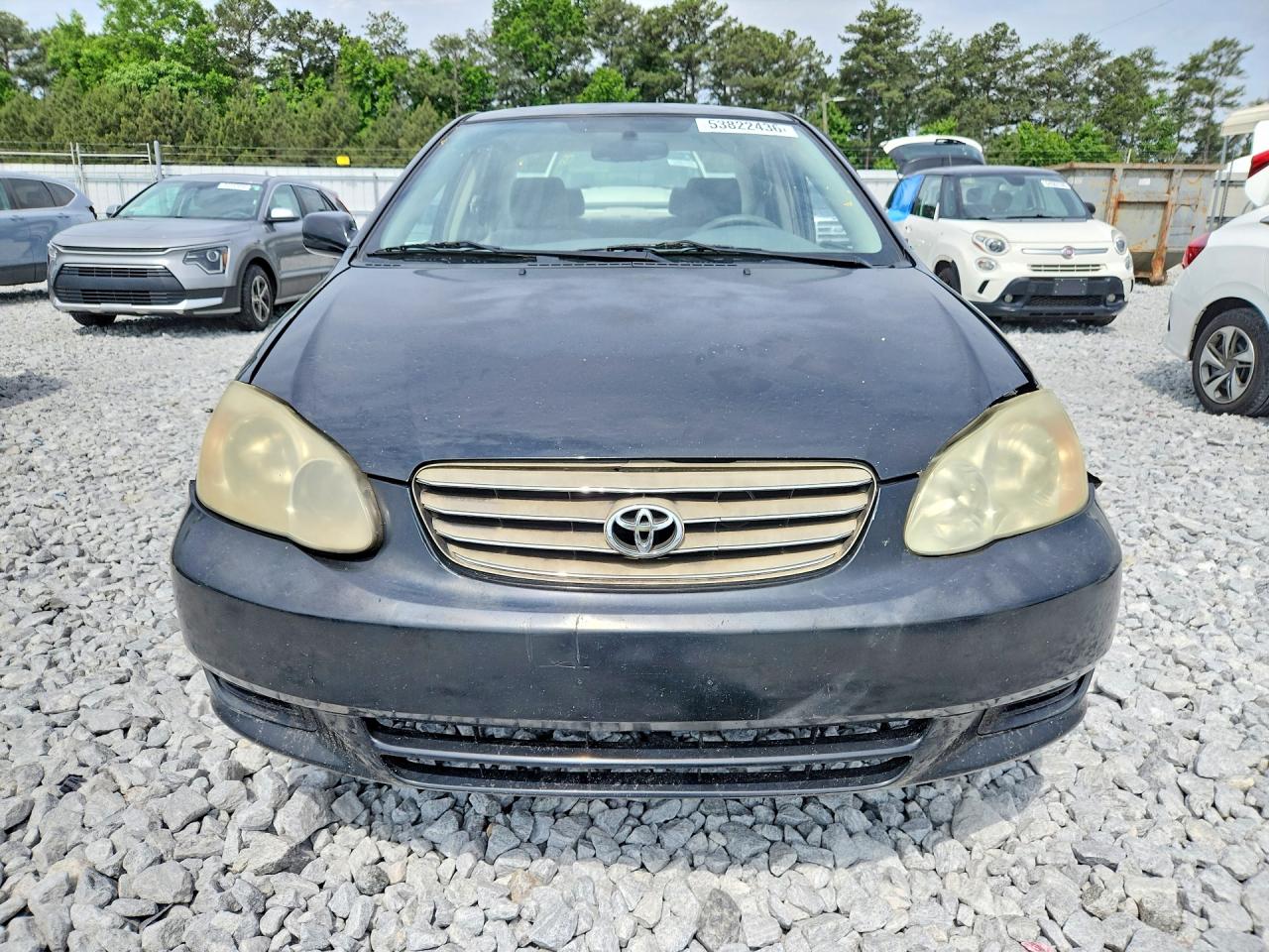 2003 Toyota Corolla Le Черный vin: JTDBR32E930049937