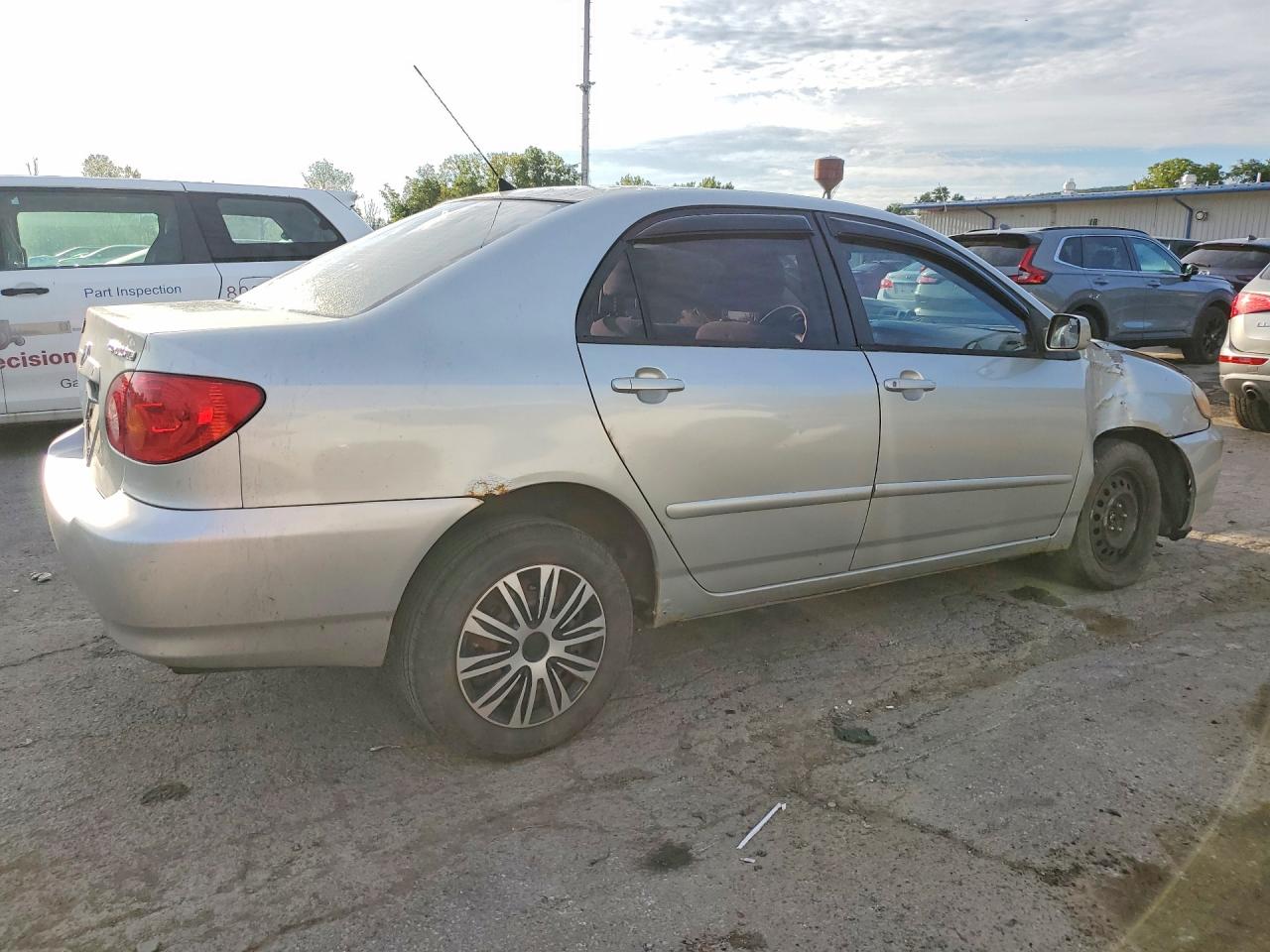 2003 Toyota Corolla Le Silver vin: JTDBR32E932000919