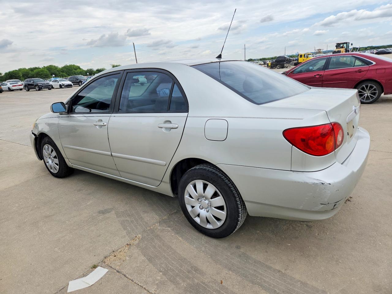 2003 Toyota Corolla Le Серебряный vin: JTDBR32E932009877