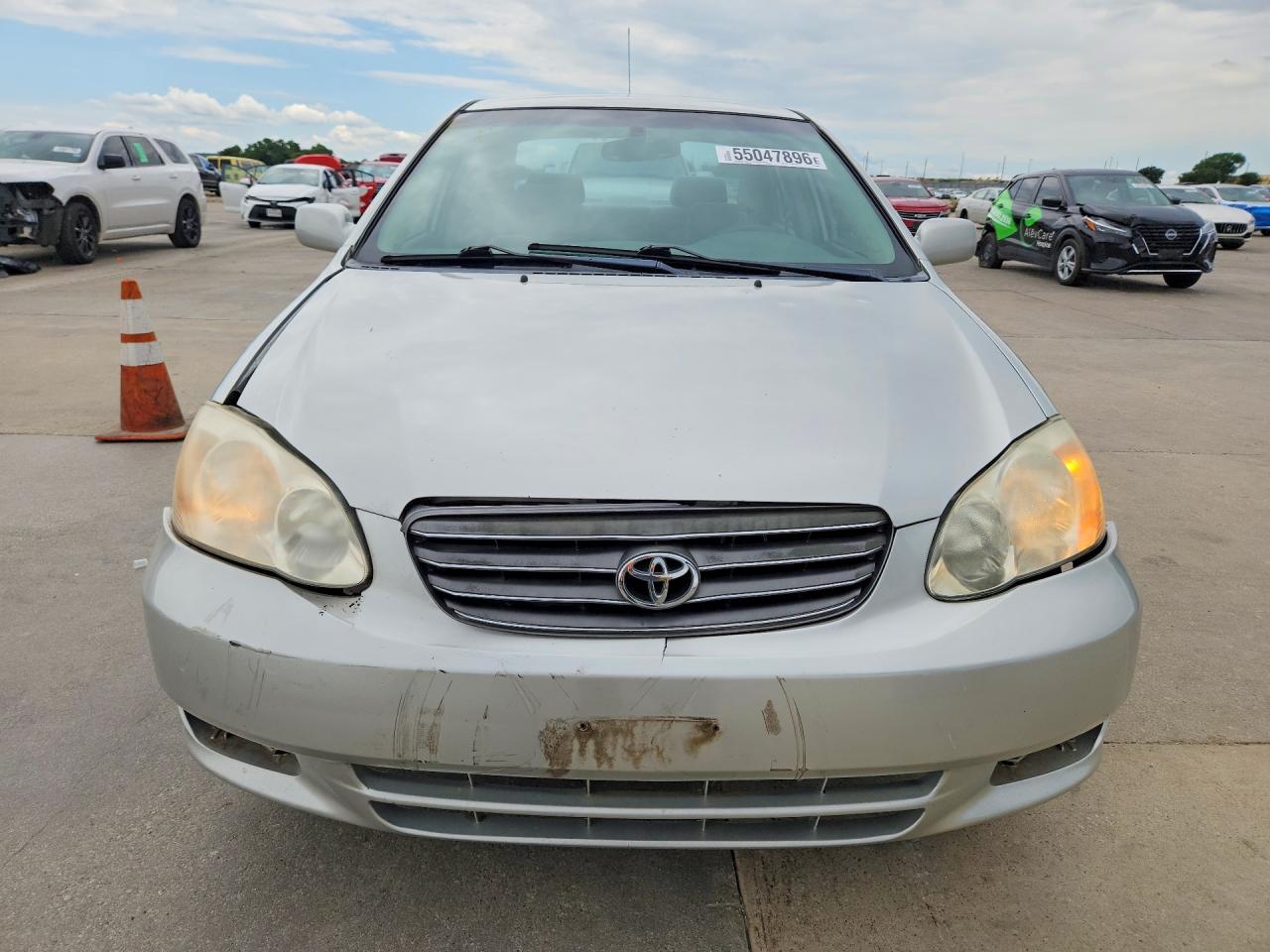 2003 Toyota Corolla Le Серебряный vin: JTDBR32E932009877