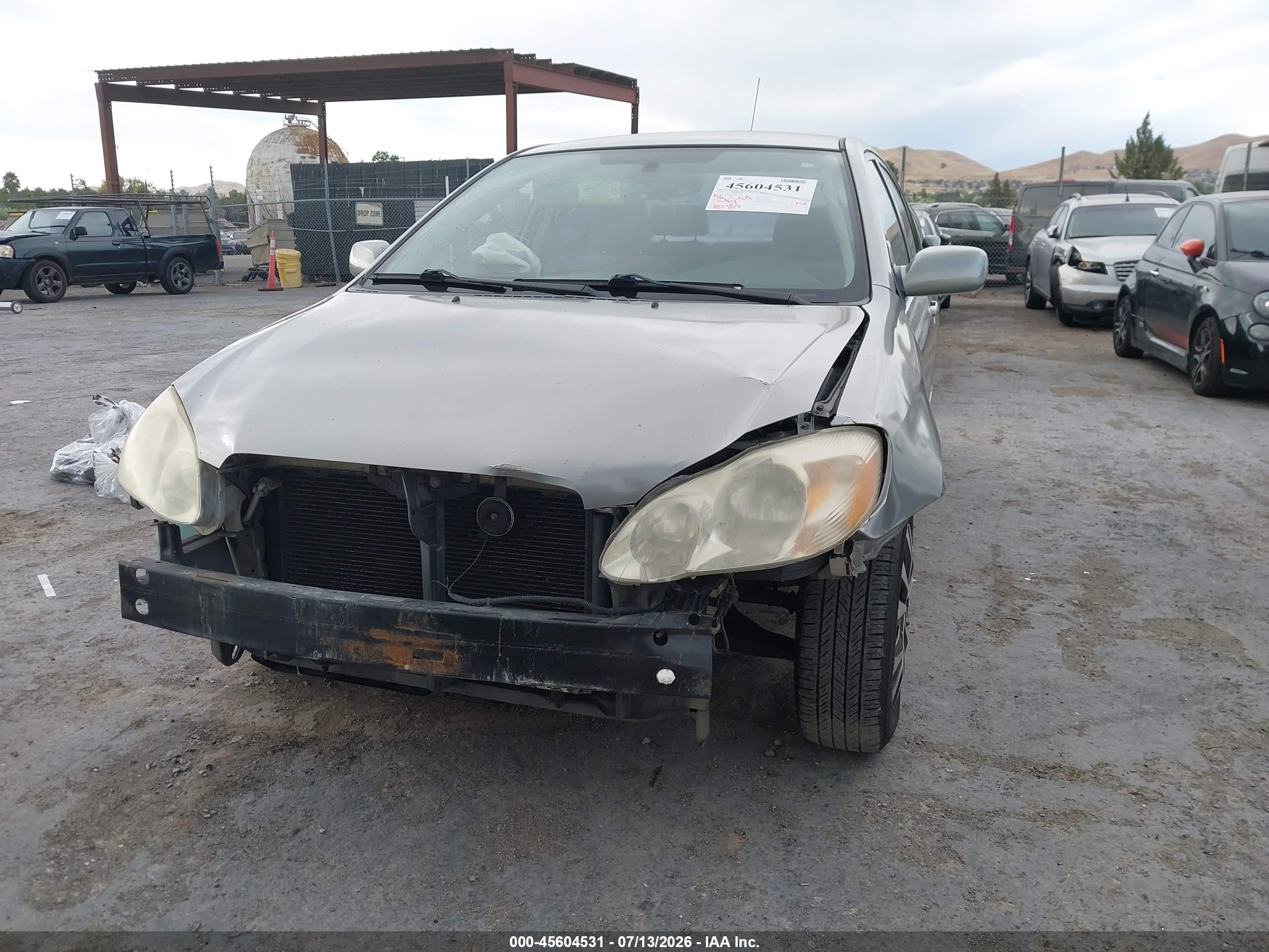 2003 Toyota Corolla Le Gray vin: JTDBR32E932016067