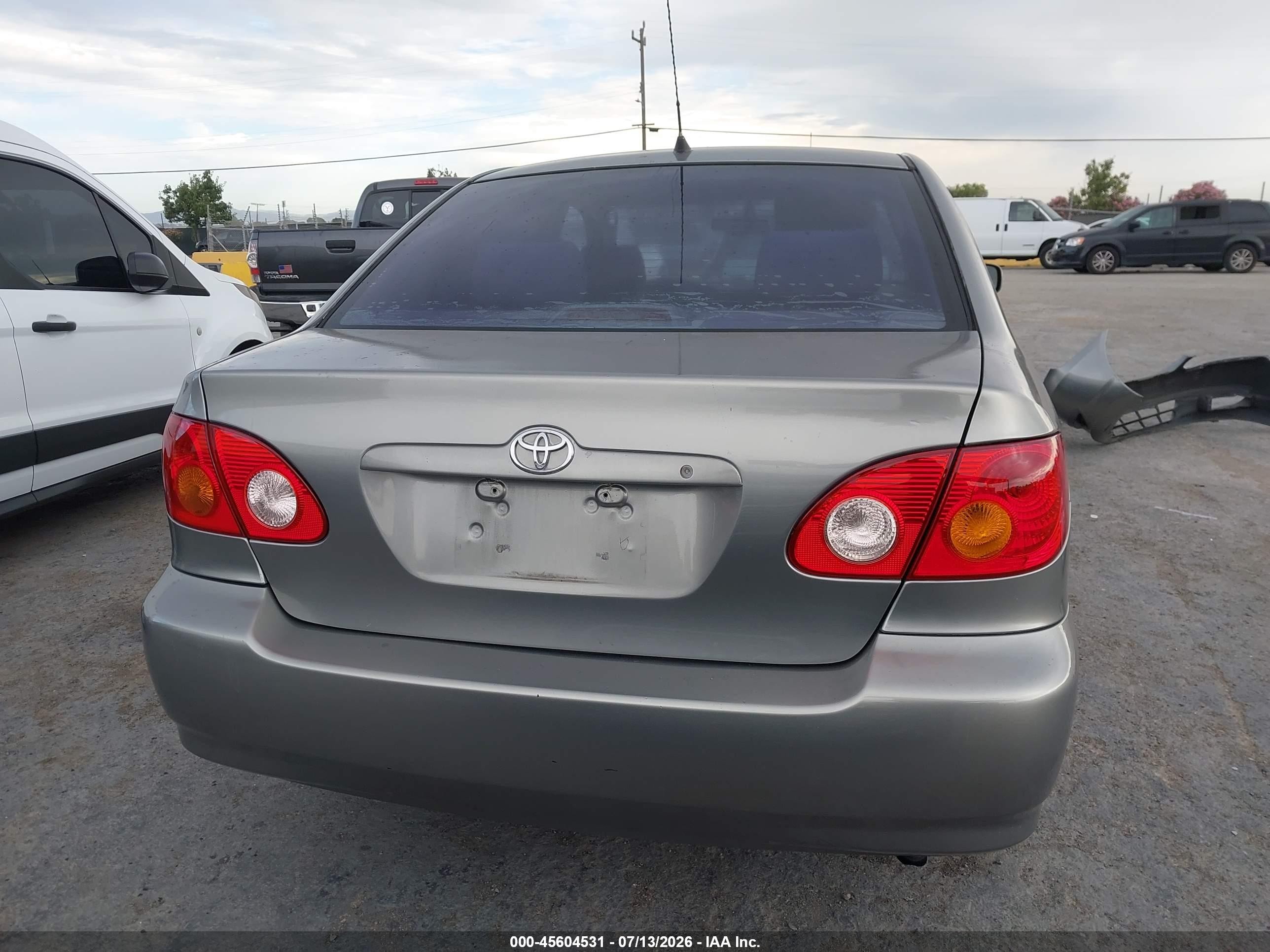 2003 Toyota Corolla Le Gray vin: JTDBR32E932016067