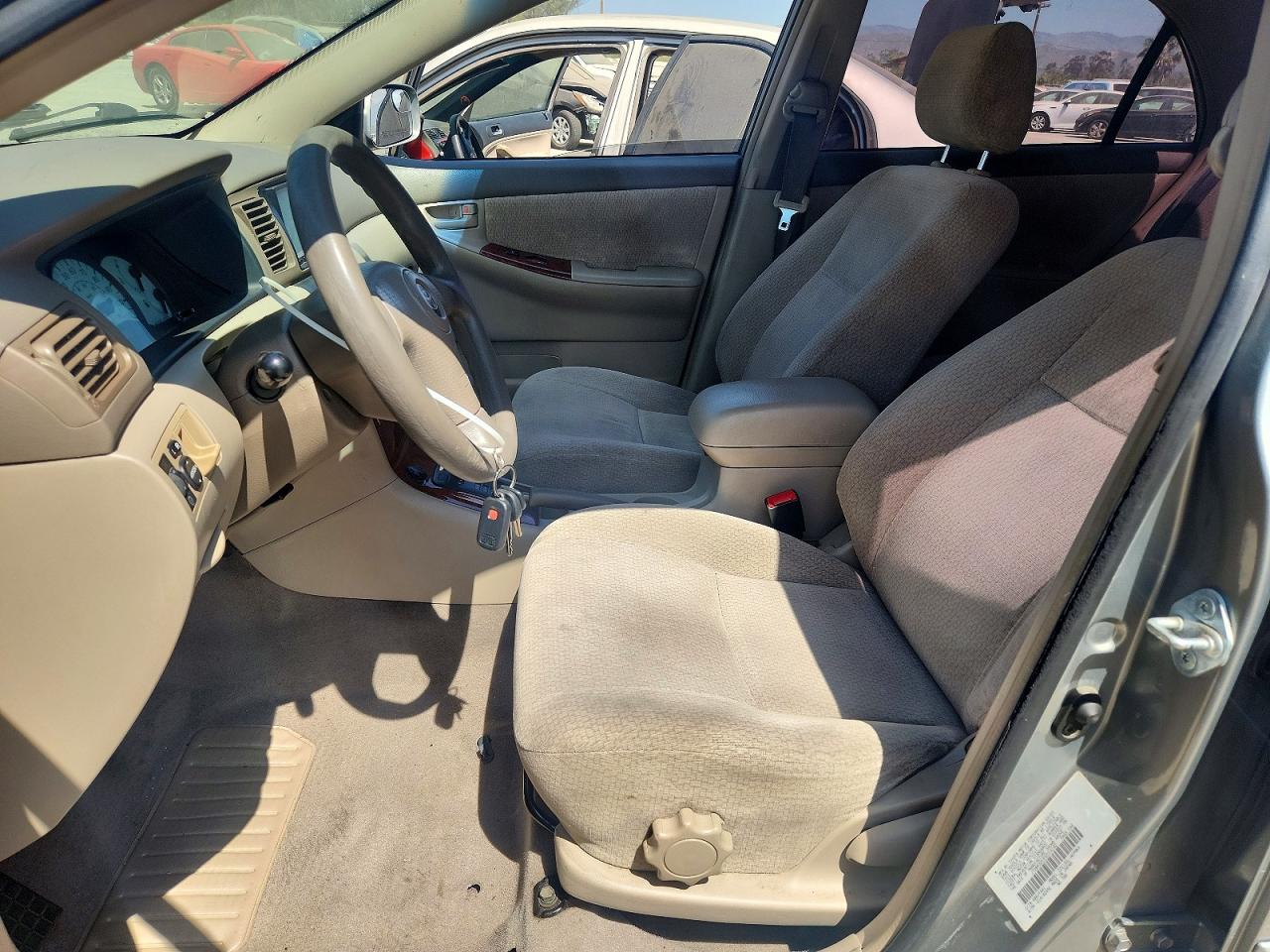 2003 Toyota Corolla Le Gray vin: JTDBR32E932016182