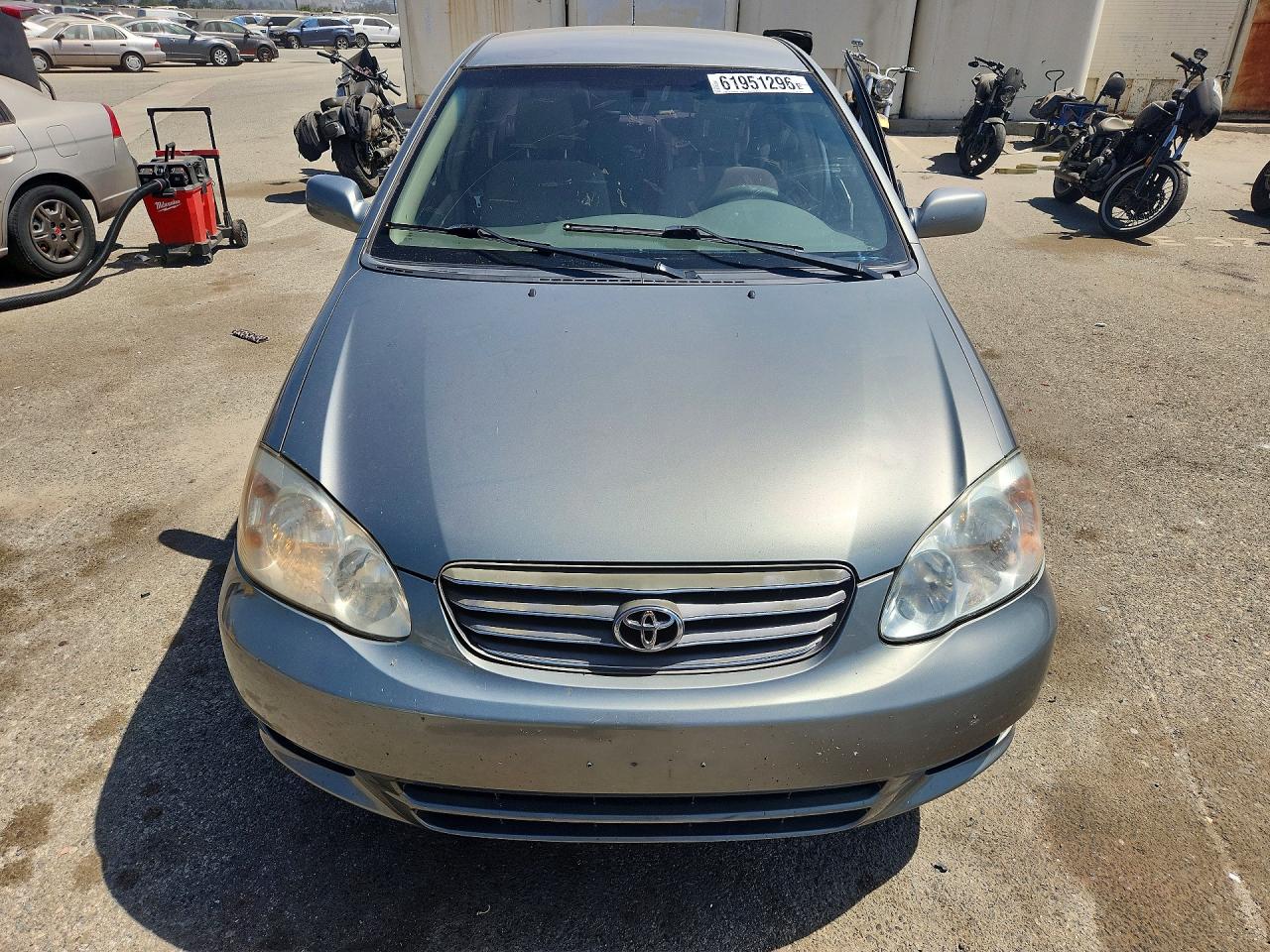 2003 Toyota Corolla Le Gray vin: JTDBR32E932016182