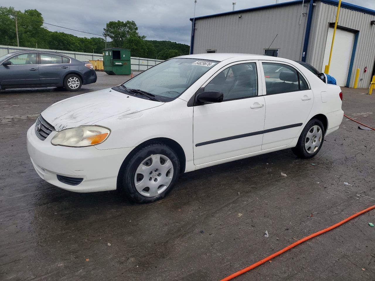 2004 Toyota Corolla Ce Белый vin: JTDBR32E942033081