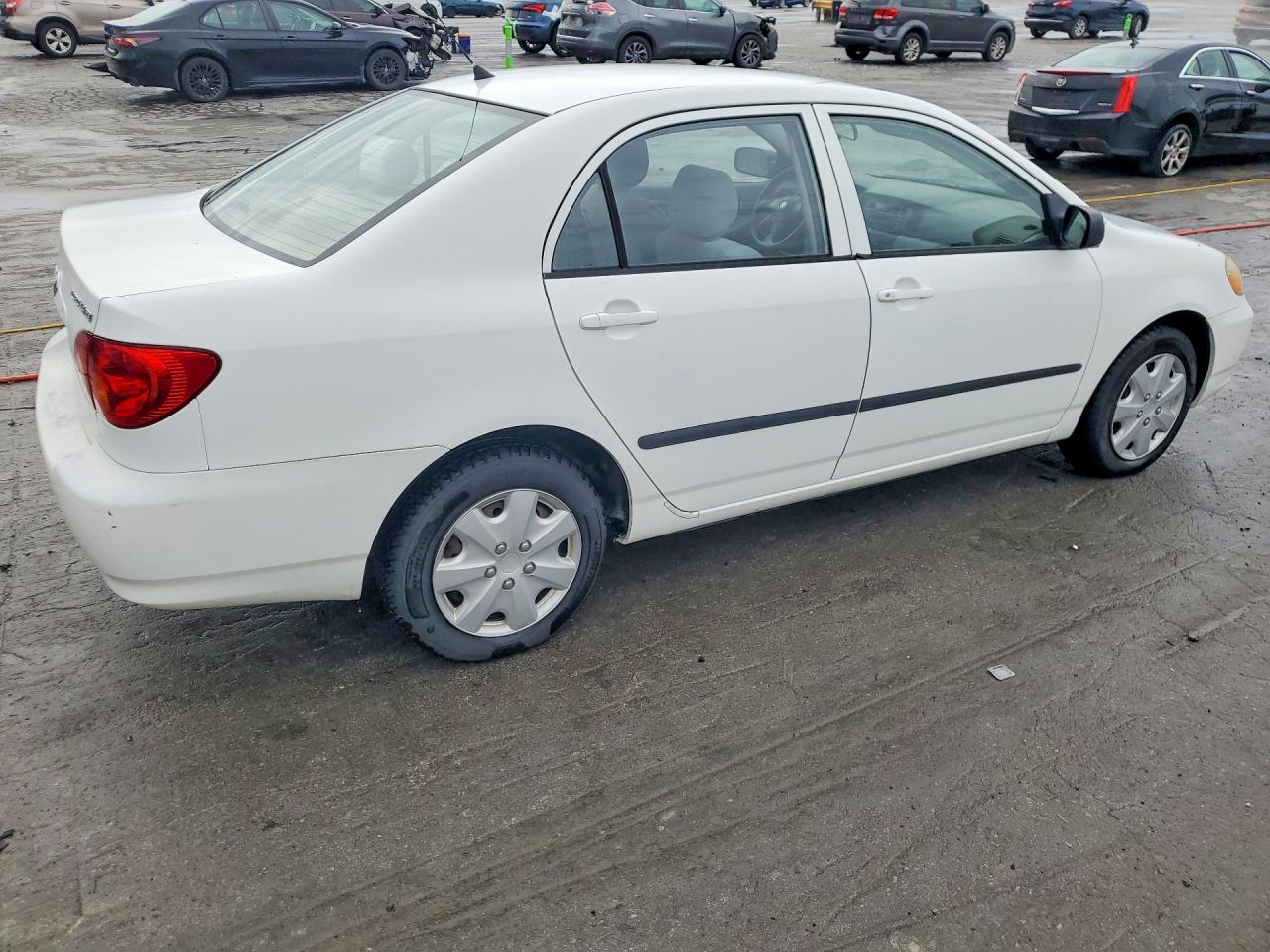 2004 Toyota Corolla Ce Белый vin: JTDBR32E942033081