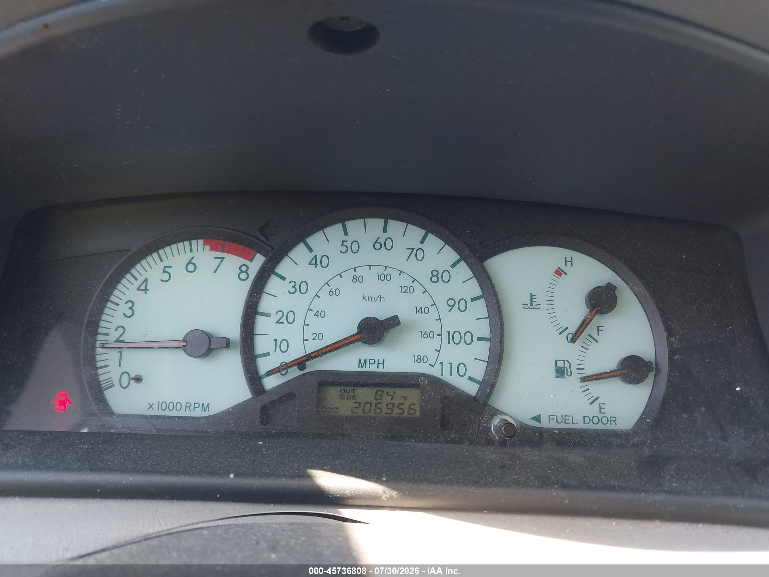 2004 Toyota Corolla Le Silver vin: JTDBR32E942034151
