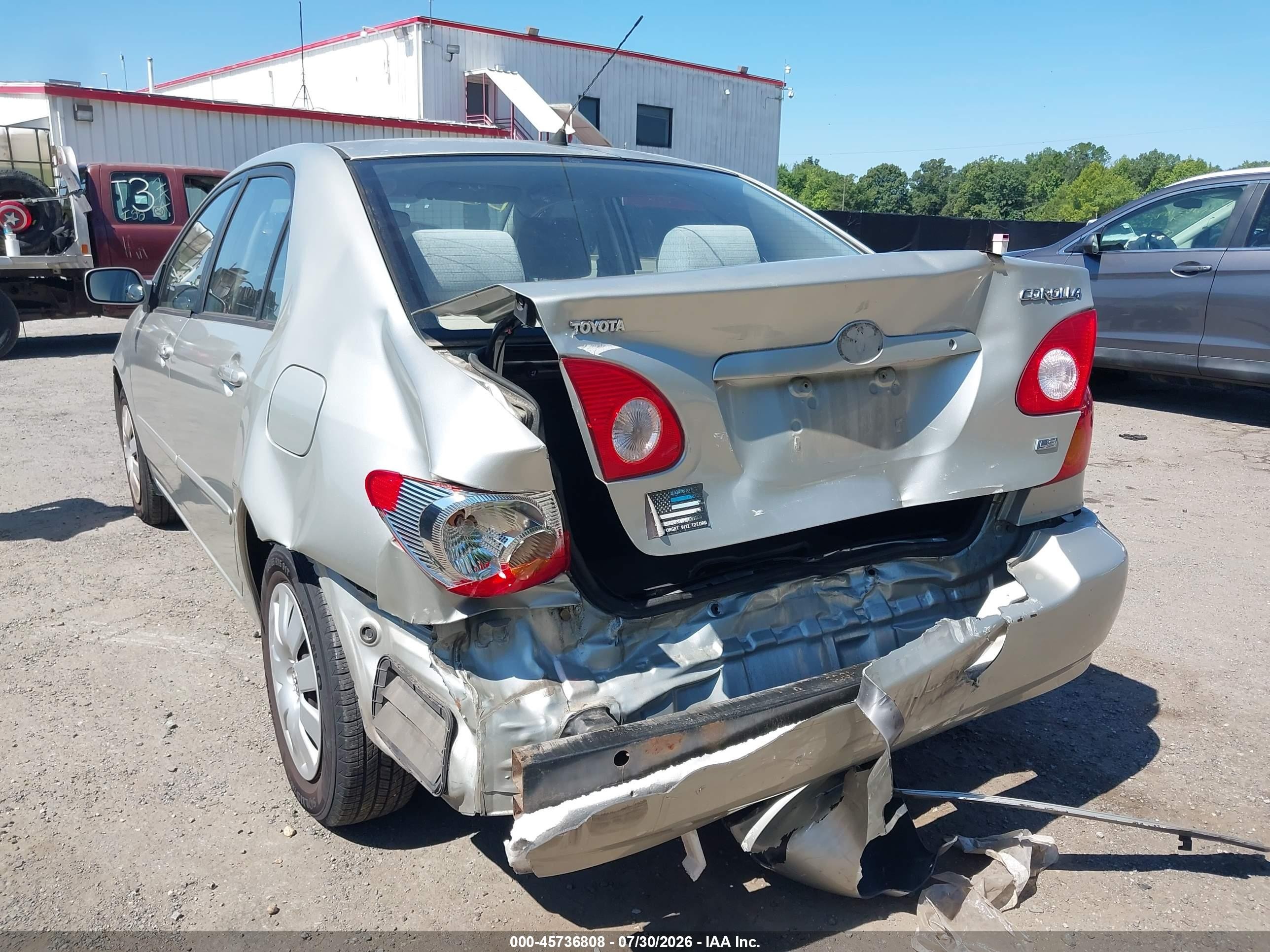 2004 Toyota Corolla Le Silver vin: JTDBR32E942034151