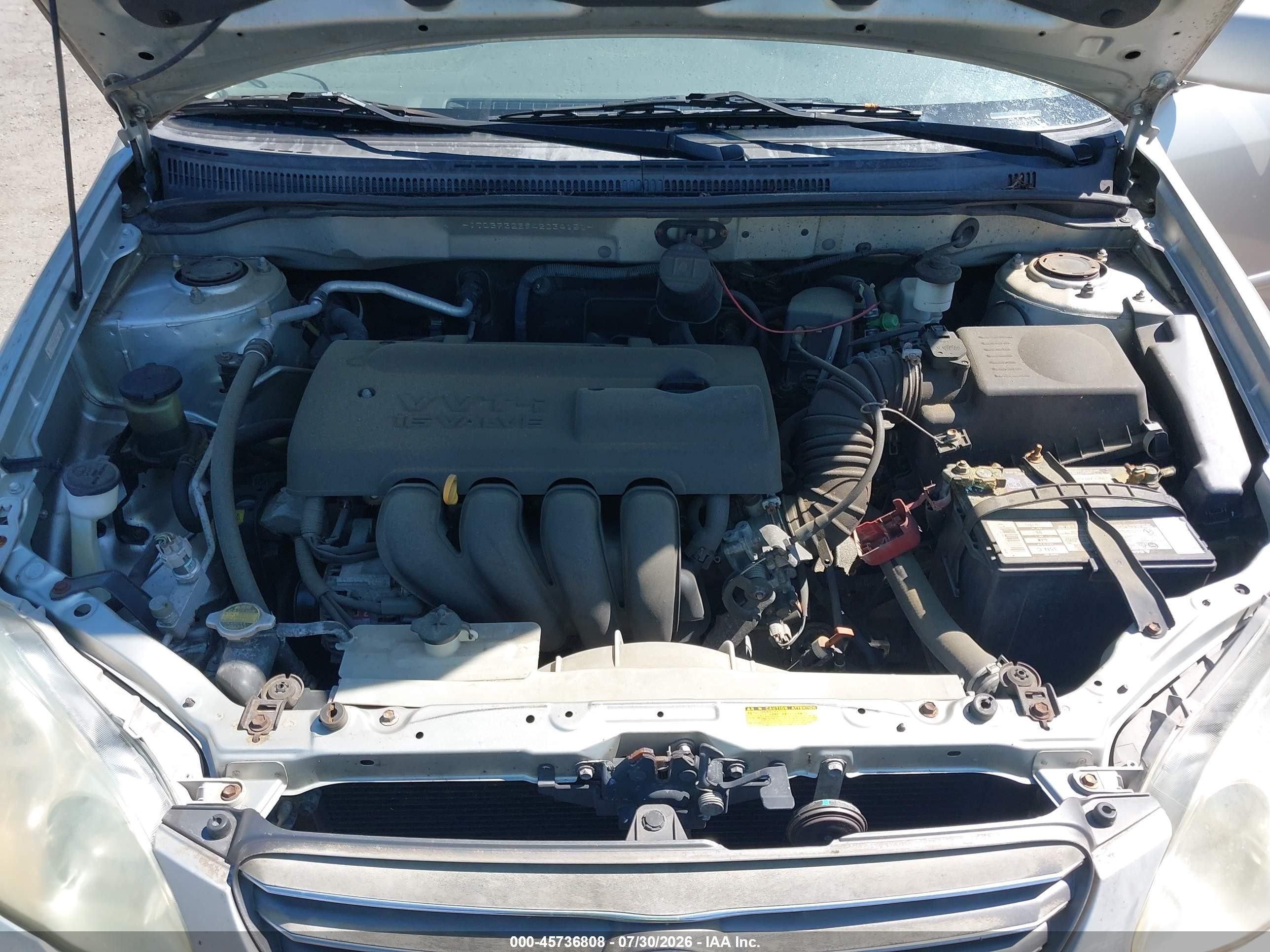 2004 Toyota Corolla Le Silver vin: JTDBR32E942034151