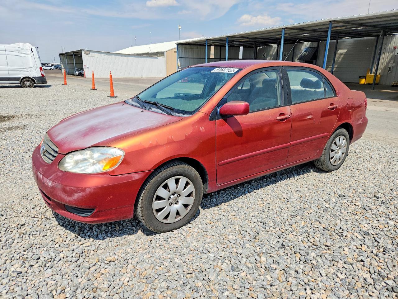 2004 Toyota Corolla Le Red vin: JTDBR32E942036126