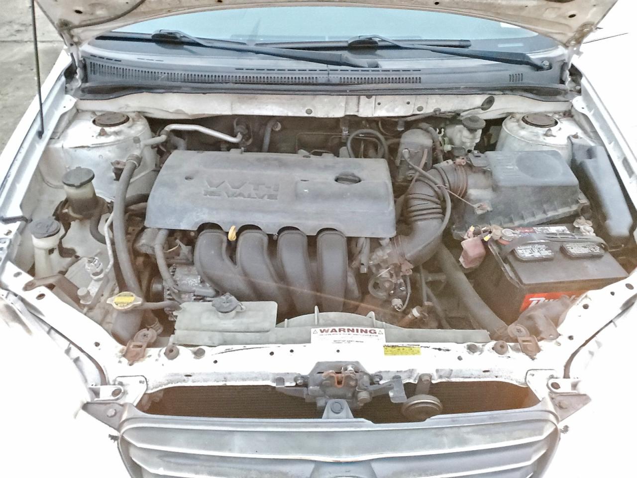 2004 Toyota Corolla Ce White vin: JTDBR32E942040872
