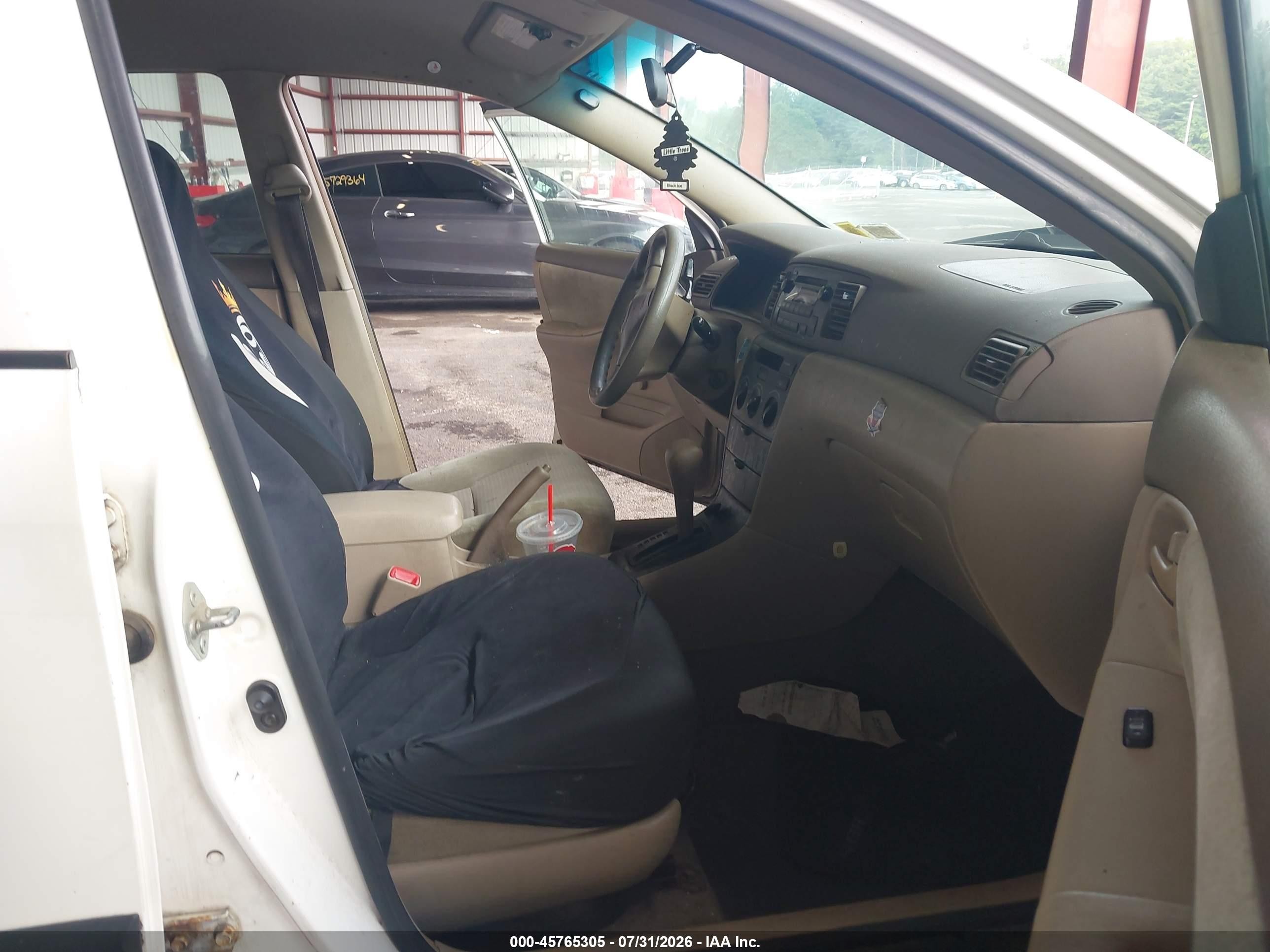 2006 Toyota Corolla Ce Белый vin: JTDBR32E960058979
