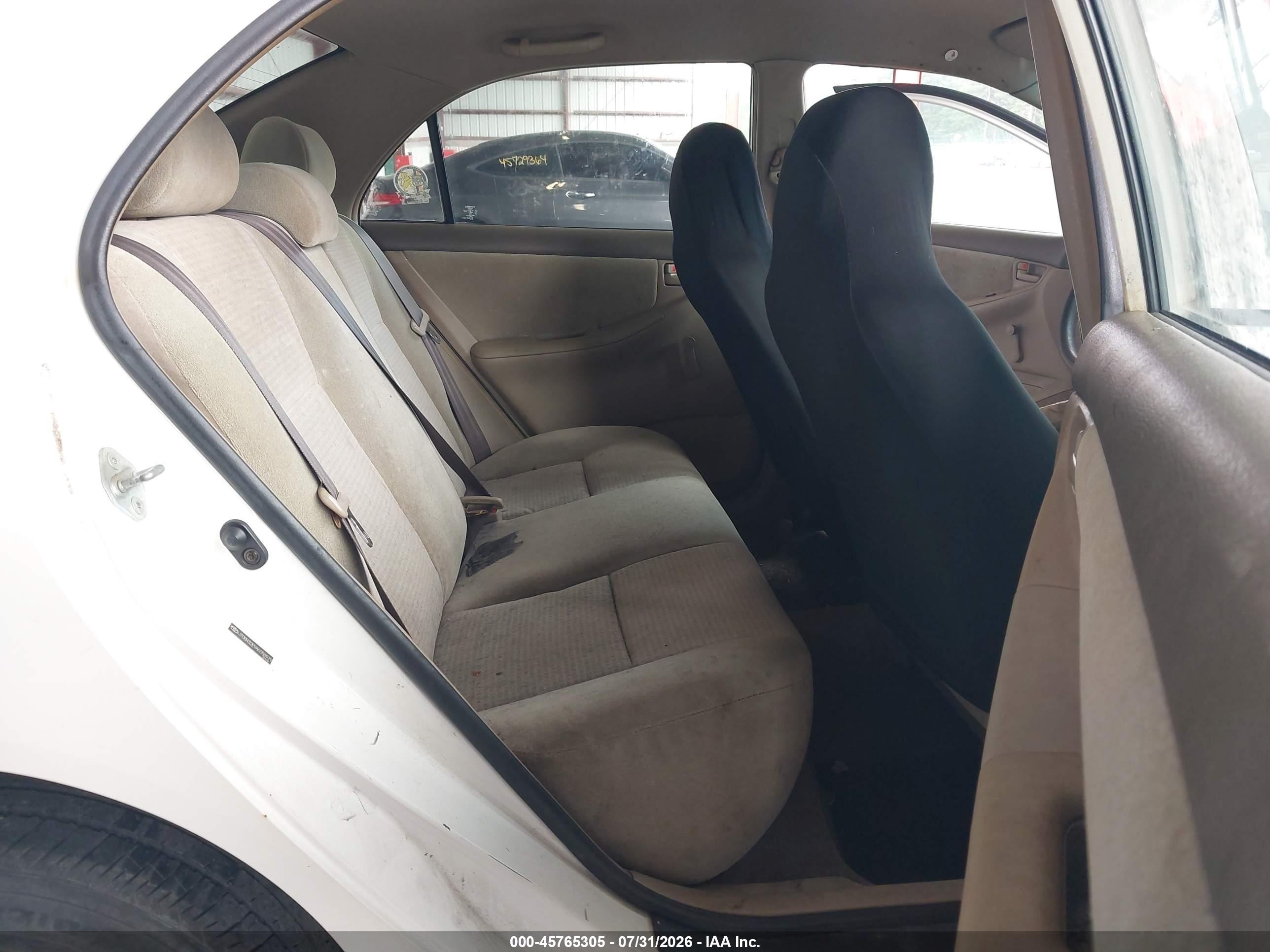2006 Toyota Corolla Ce Белый vin: JTDBR32E960058979