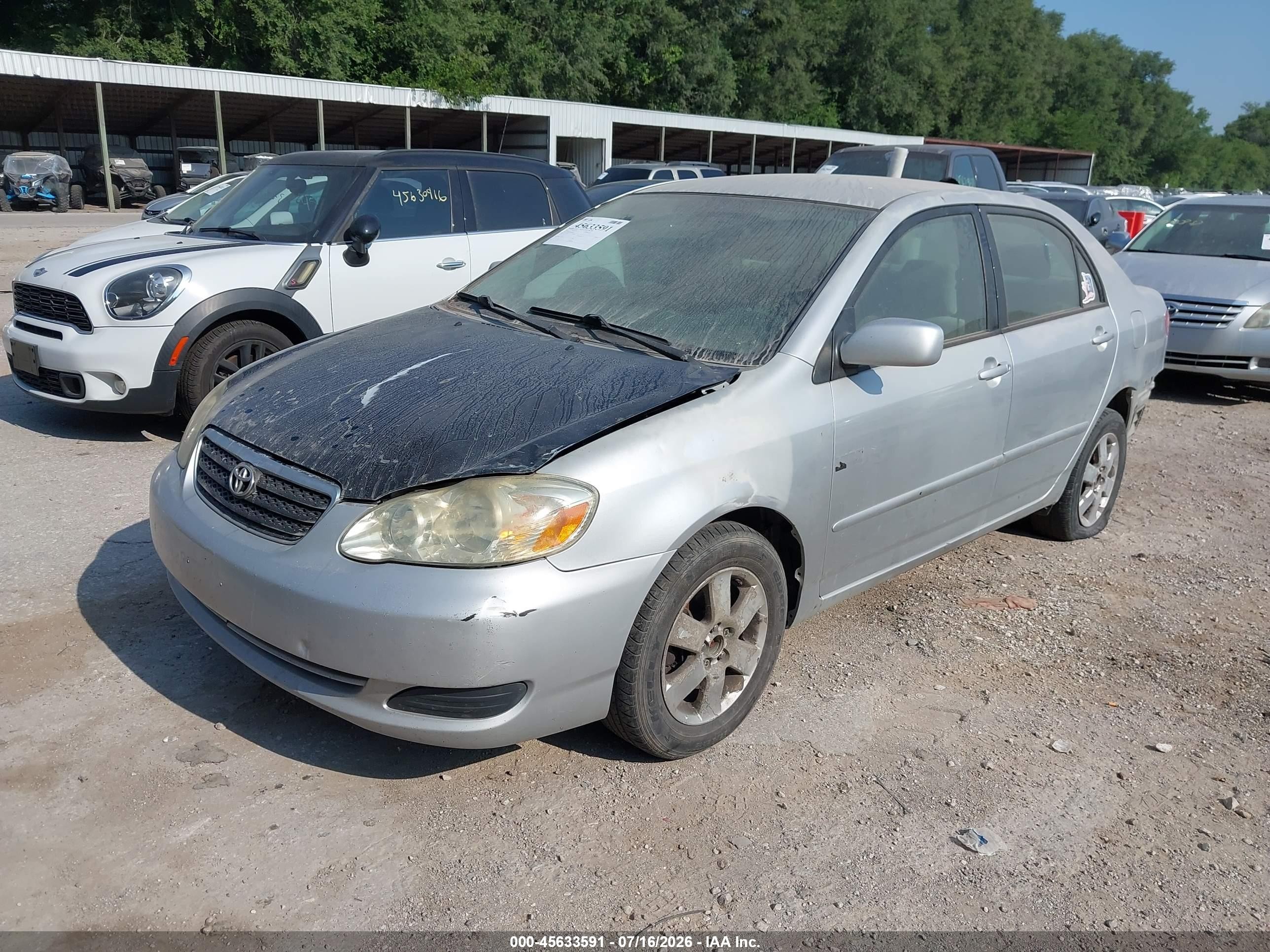 2006 Toyota Corolla Le Silver vin: JTDBR32E960069965