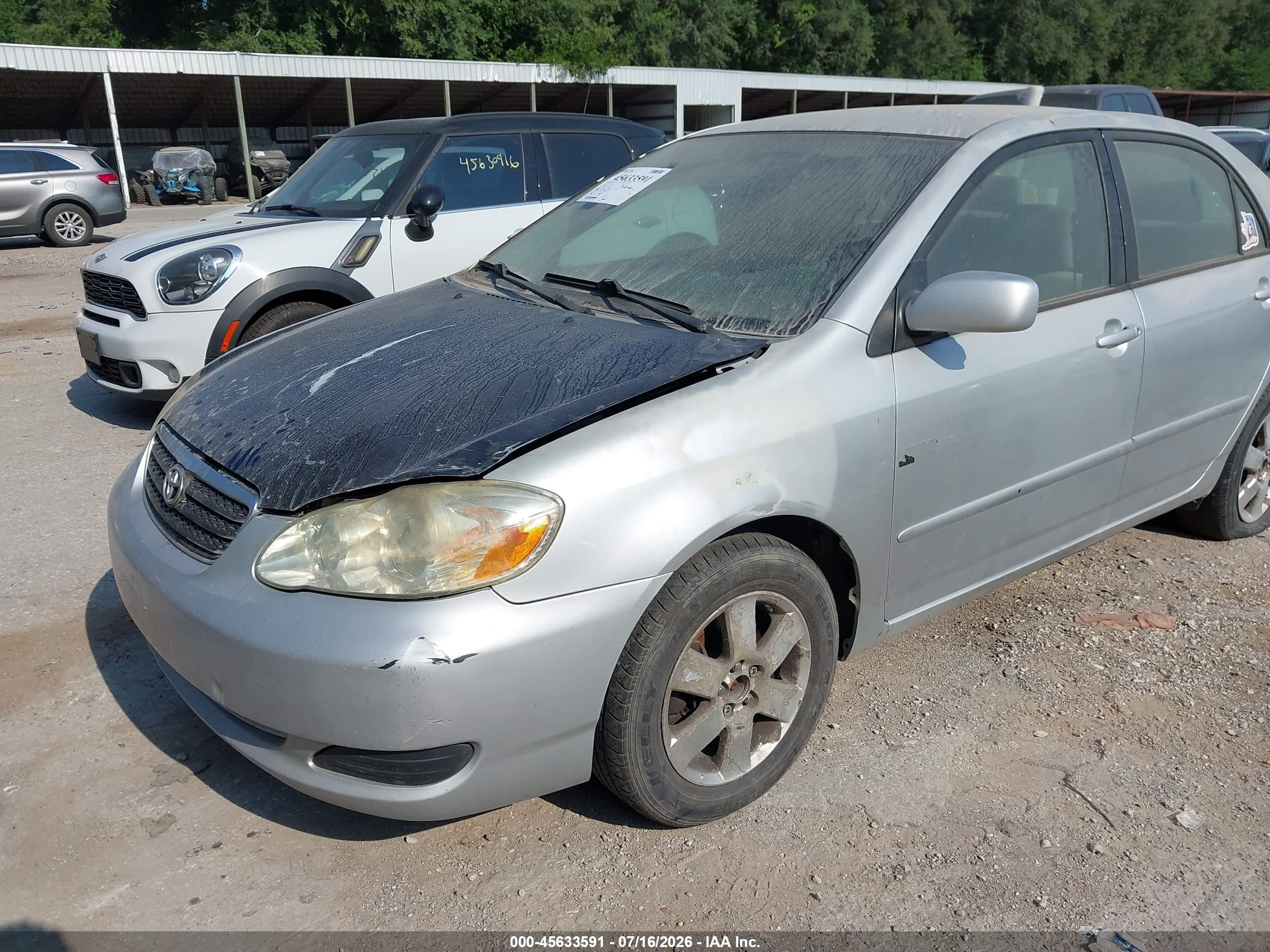 2006 Toyota Corolla Le Silver vin: JTDBR32E960069965