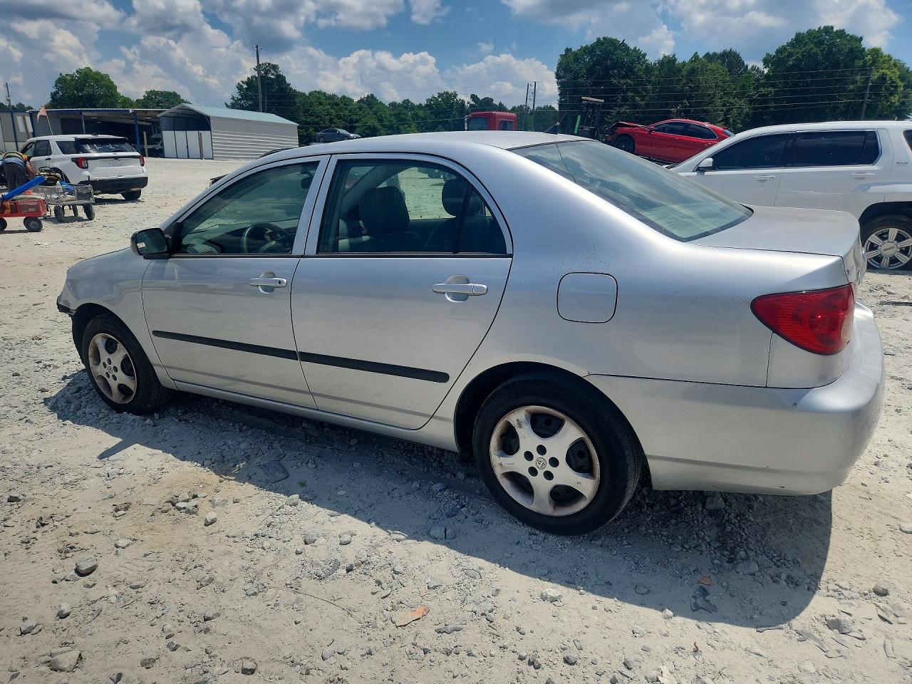 2006 Toyota Corolla Ce Silver vin: JTDBR32E960082263