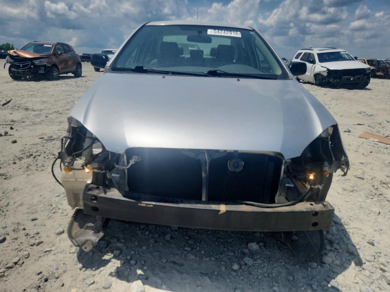 2006 Toyota Corolla Ce Silver vin: JTDBR32E960082263