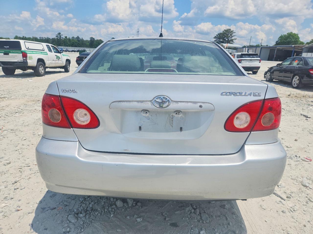 2006 Toyota Corolla Ce Silver vin: JTDBR32E960082263
