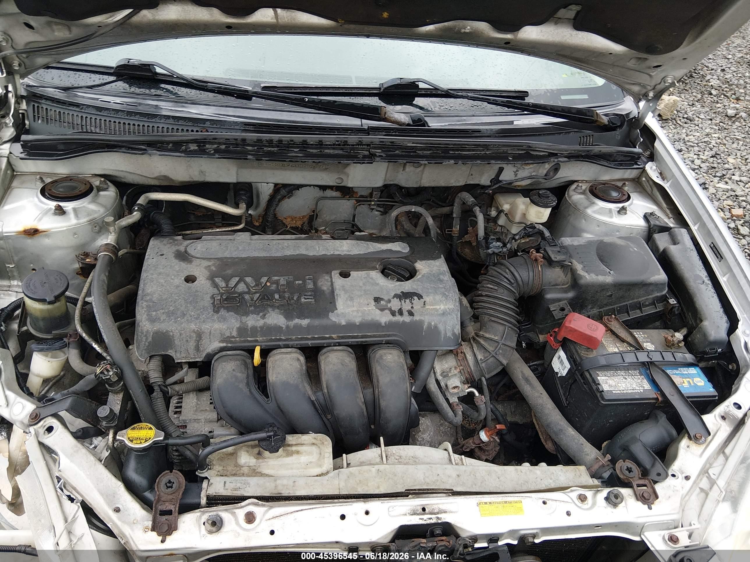 2006 Toyota Corolla Le Silver vin: JTDBR32E960086670