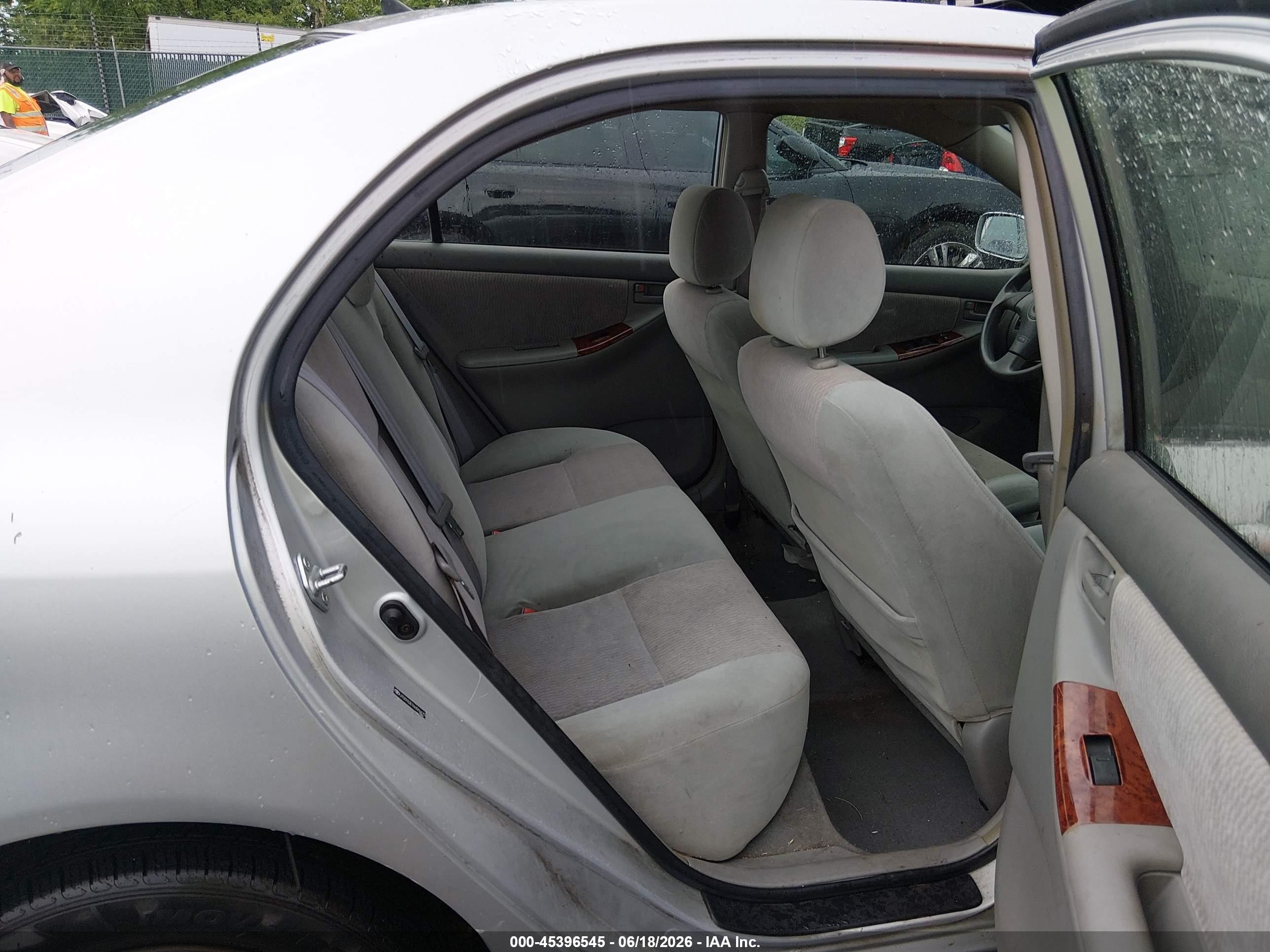 2006 Toyota Corolla Le Silver vin: JTDBR32E960086670