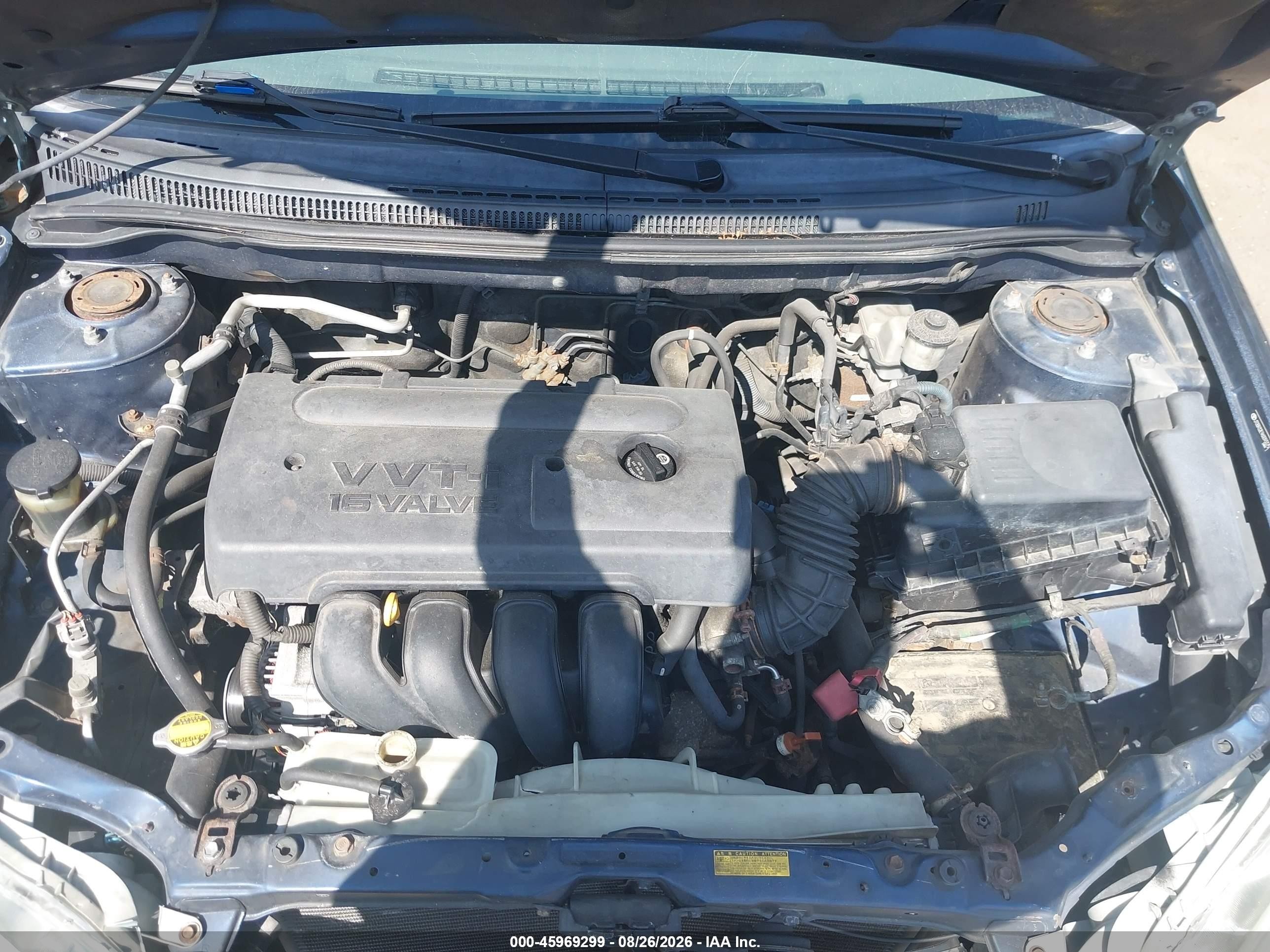 2006 Toyota Corolla Le Blue vin: JTDBR32E960093375