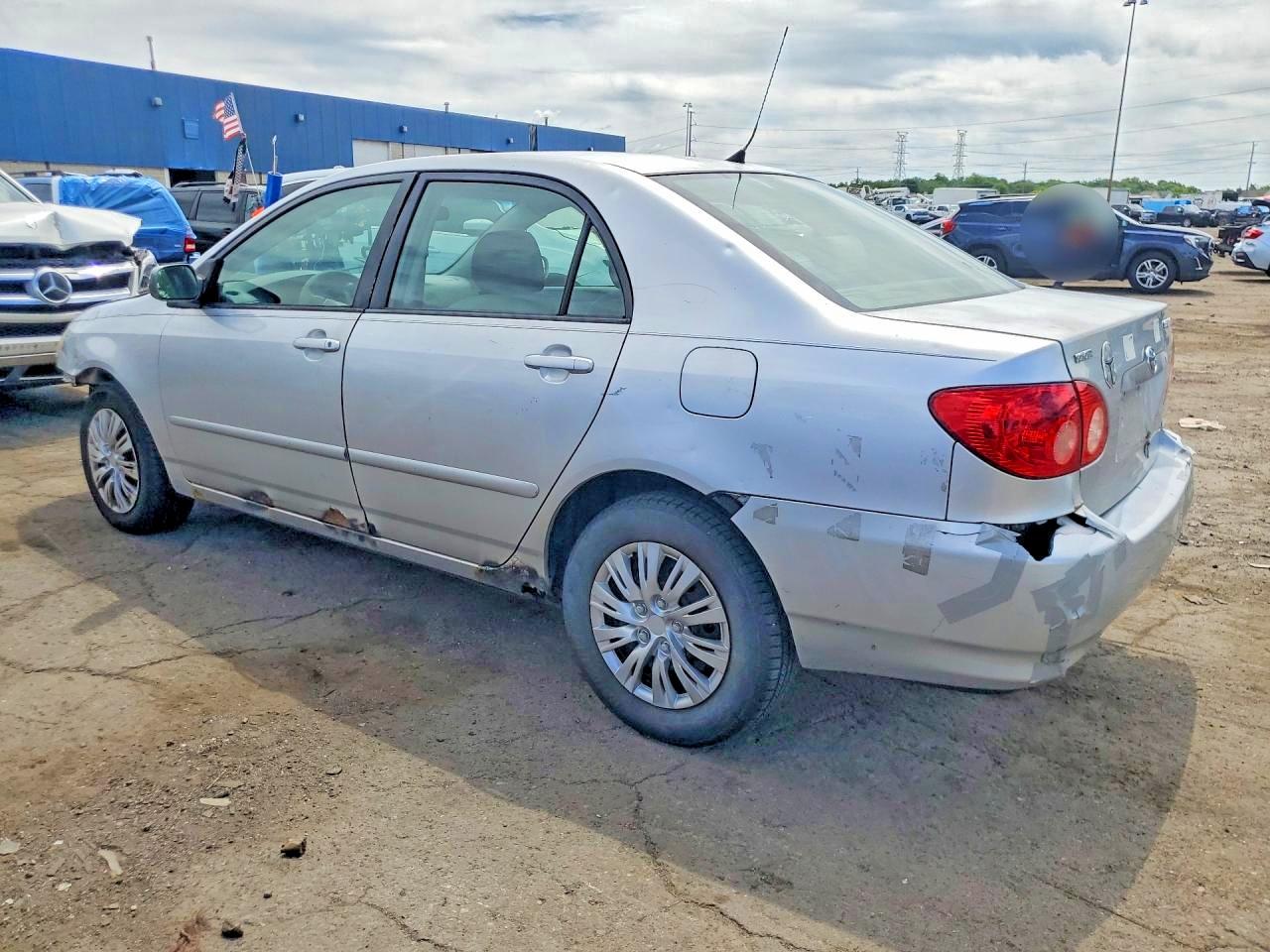 2006 Toyota Corolla Le Silver vin: JTDBR32E960097720