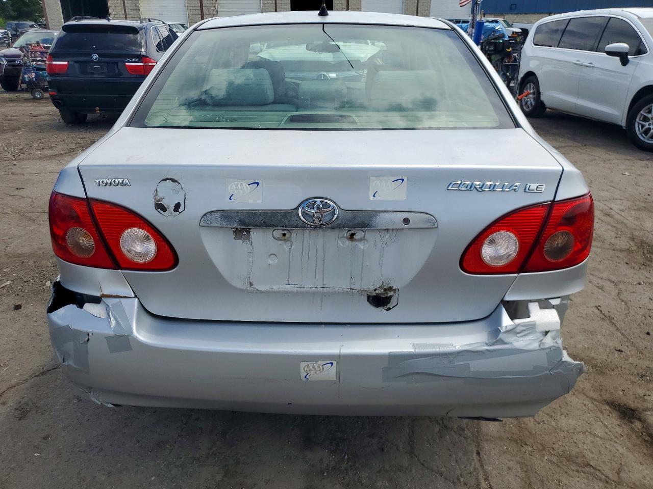 2006 Toyota Corolla Le Silver vin: JTDBR32E960097720