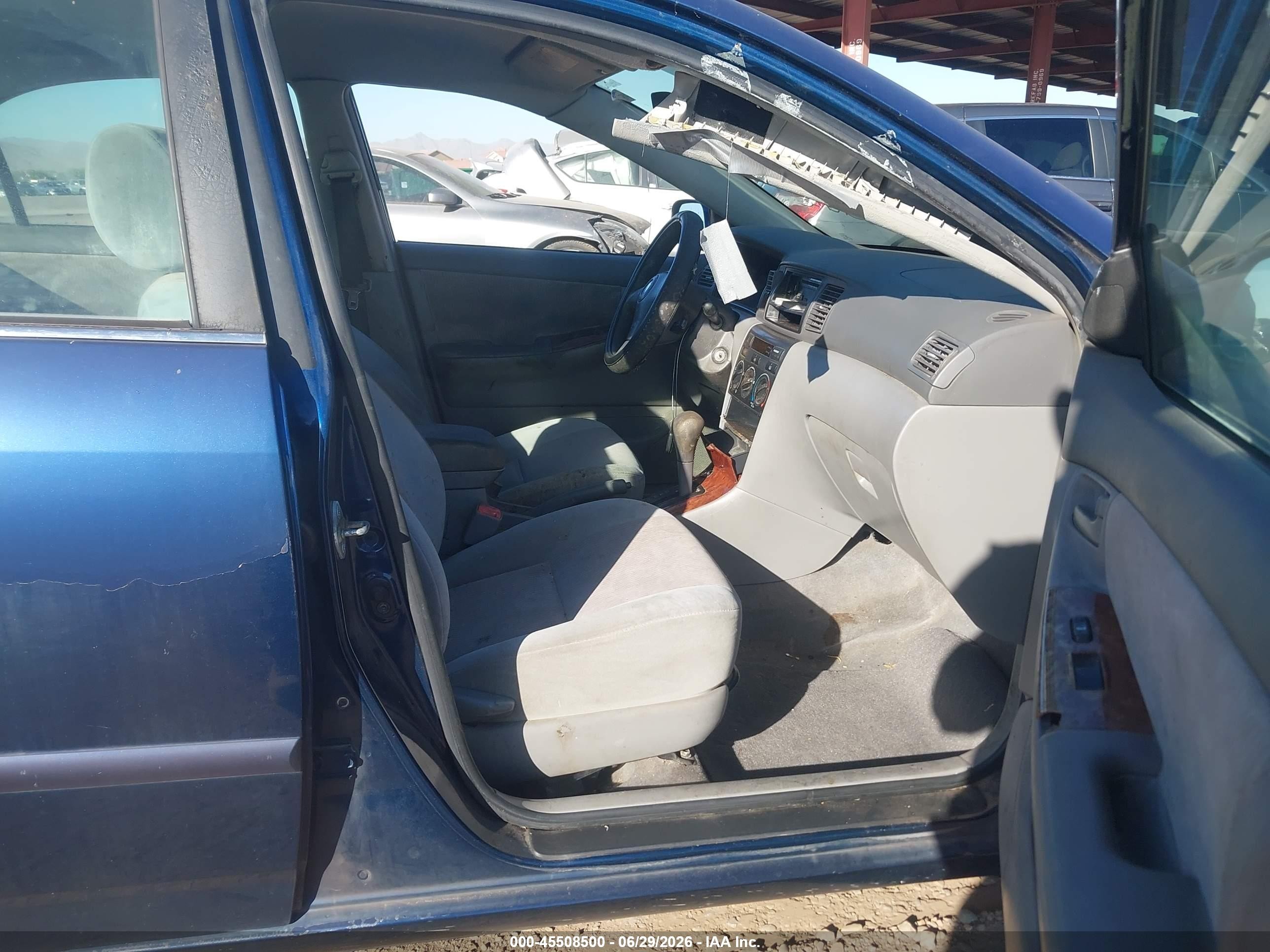 2006 Toyota Corolla Le Blue vin: JTDBR32E960099371