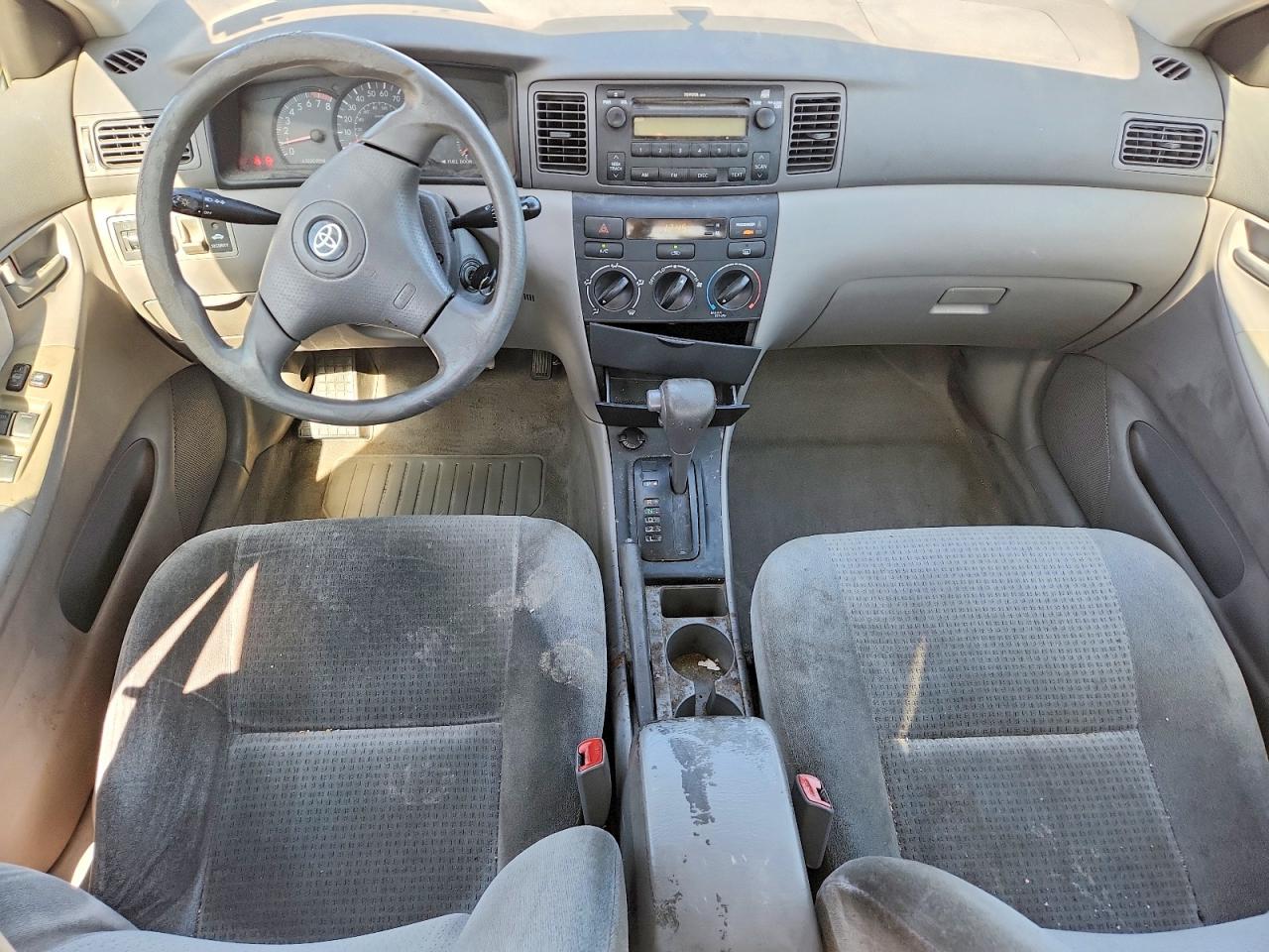 2007 Toyota Corolla Ce Silver vin: JTDBR32E970135089