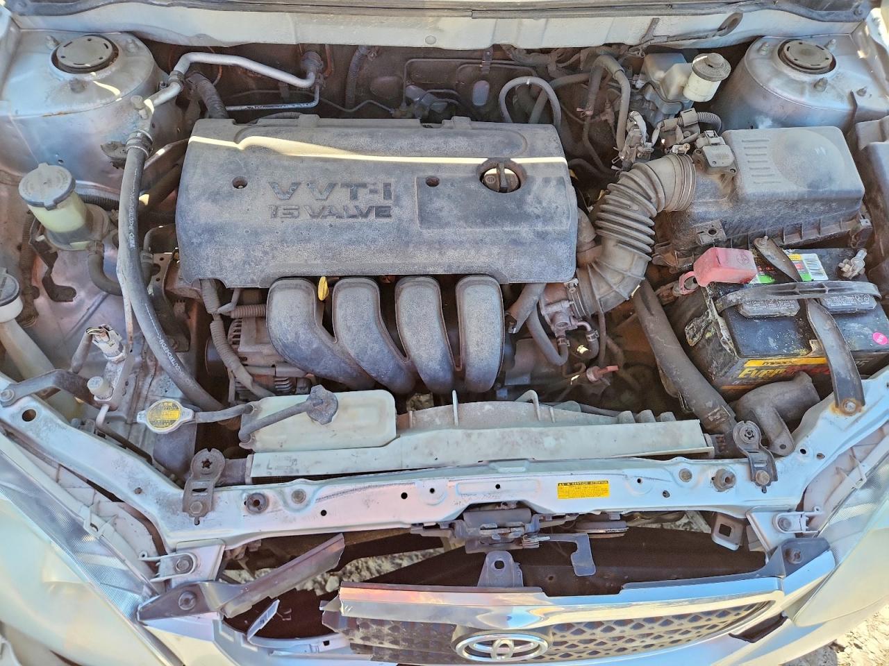 2007 Toyota Corolla Ce Silver vin: JTDBR32E970135089