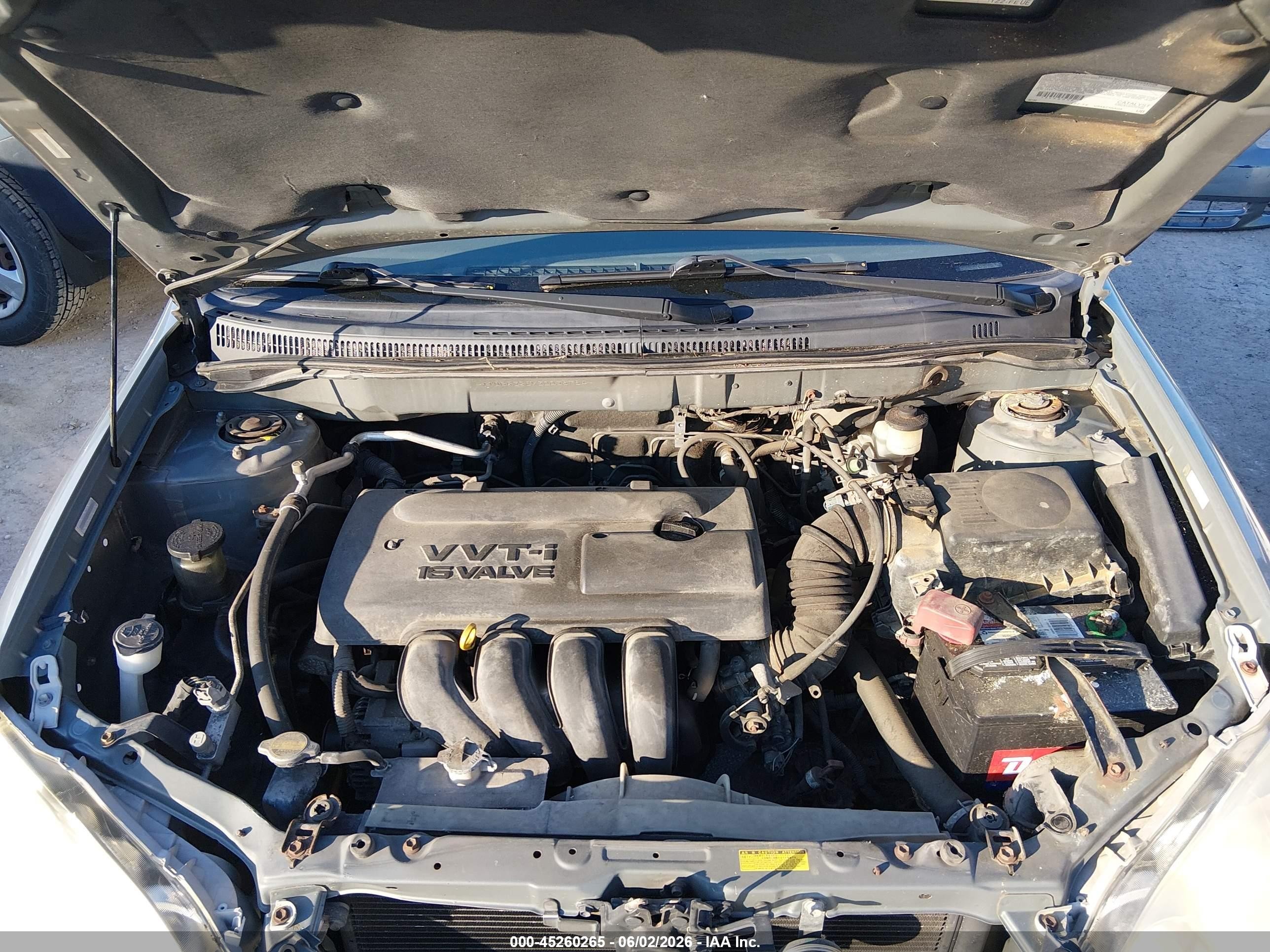2003 Toyota Corolla Ce Серый vin: JTDBR32EX30038784