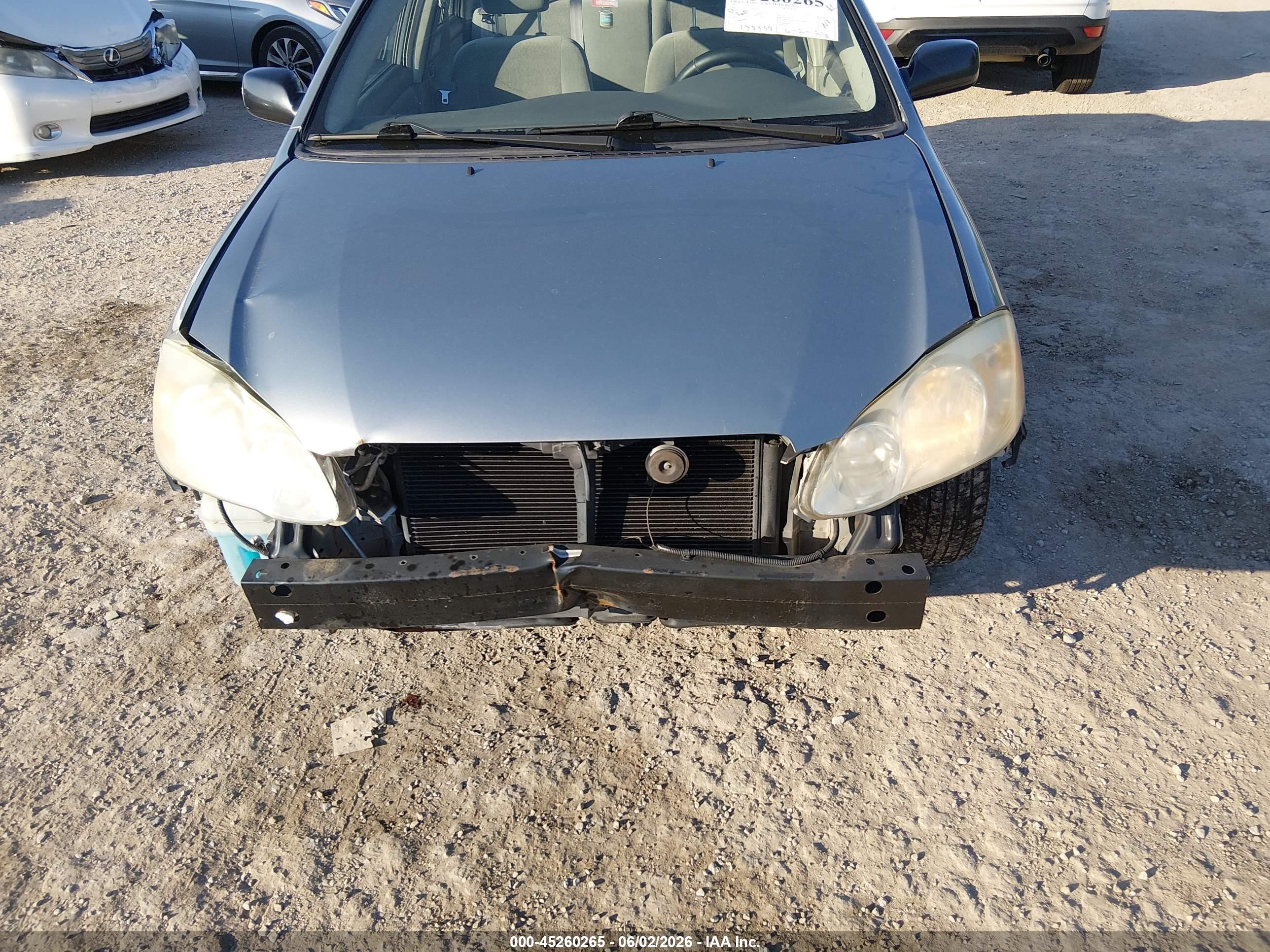 2003 Toyota Corolla Ce Серый vin: JTDBR32EX30038784