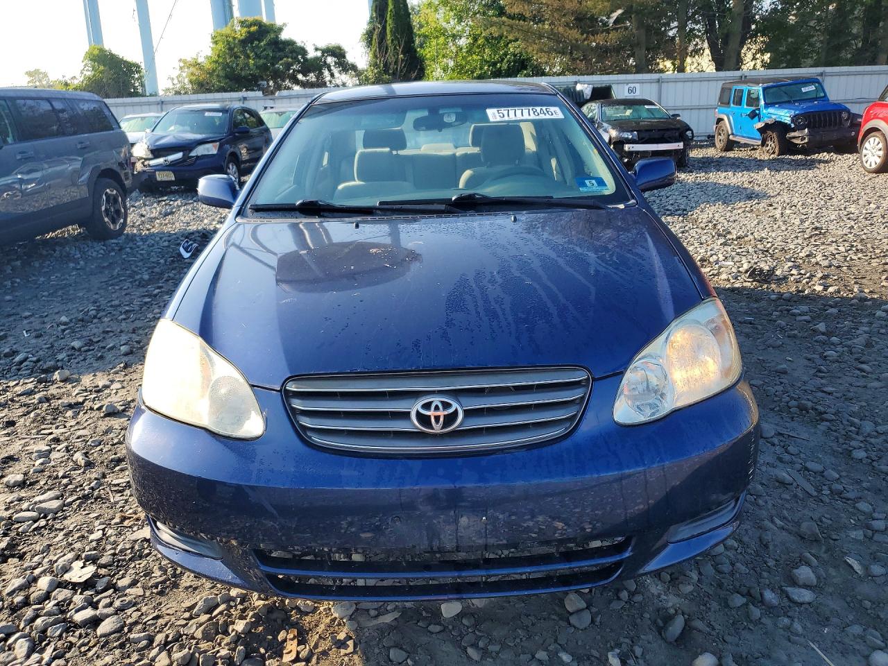 2003 Toyota Corolla Le Blue vin: JTDBR32EX30044861