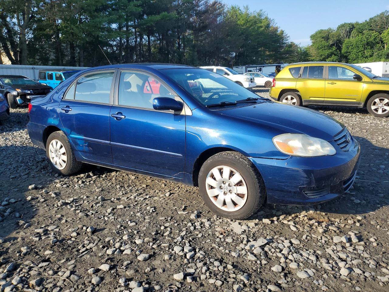 2003 Toyota Corolla Le Blue vin: JTDBR32EX30044861