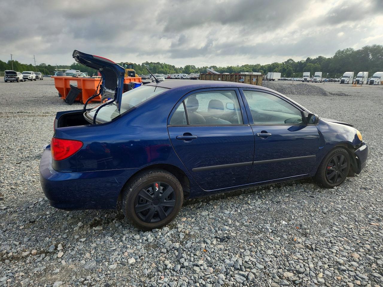 2003 Toyota Corolla Ce Blue vin: JTDBR32EX32011301