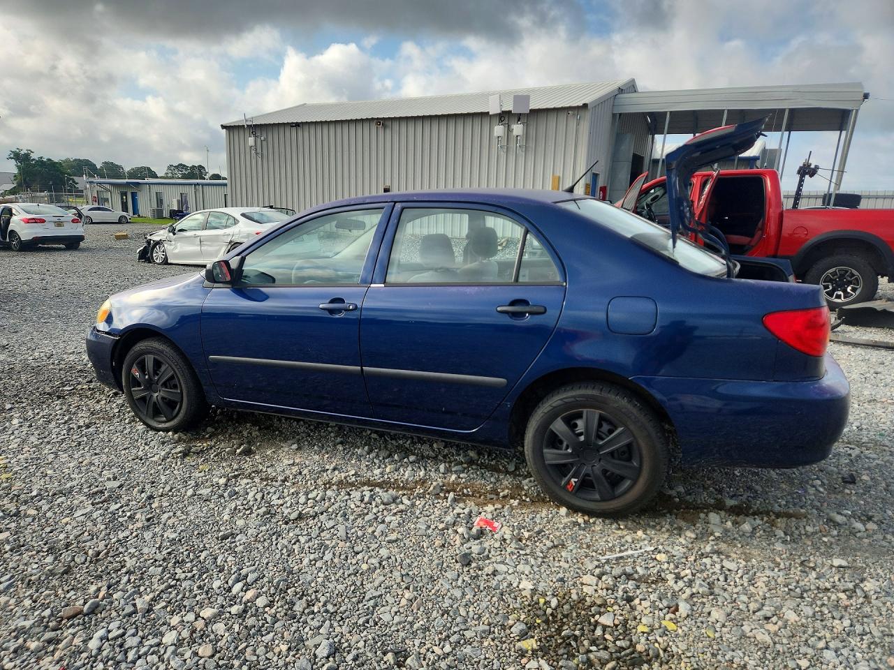 2003 Toyota Corolla Ce Blue vin: JTDBR32EX32011301